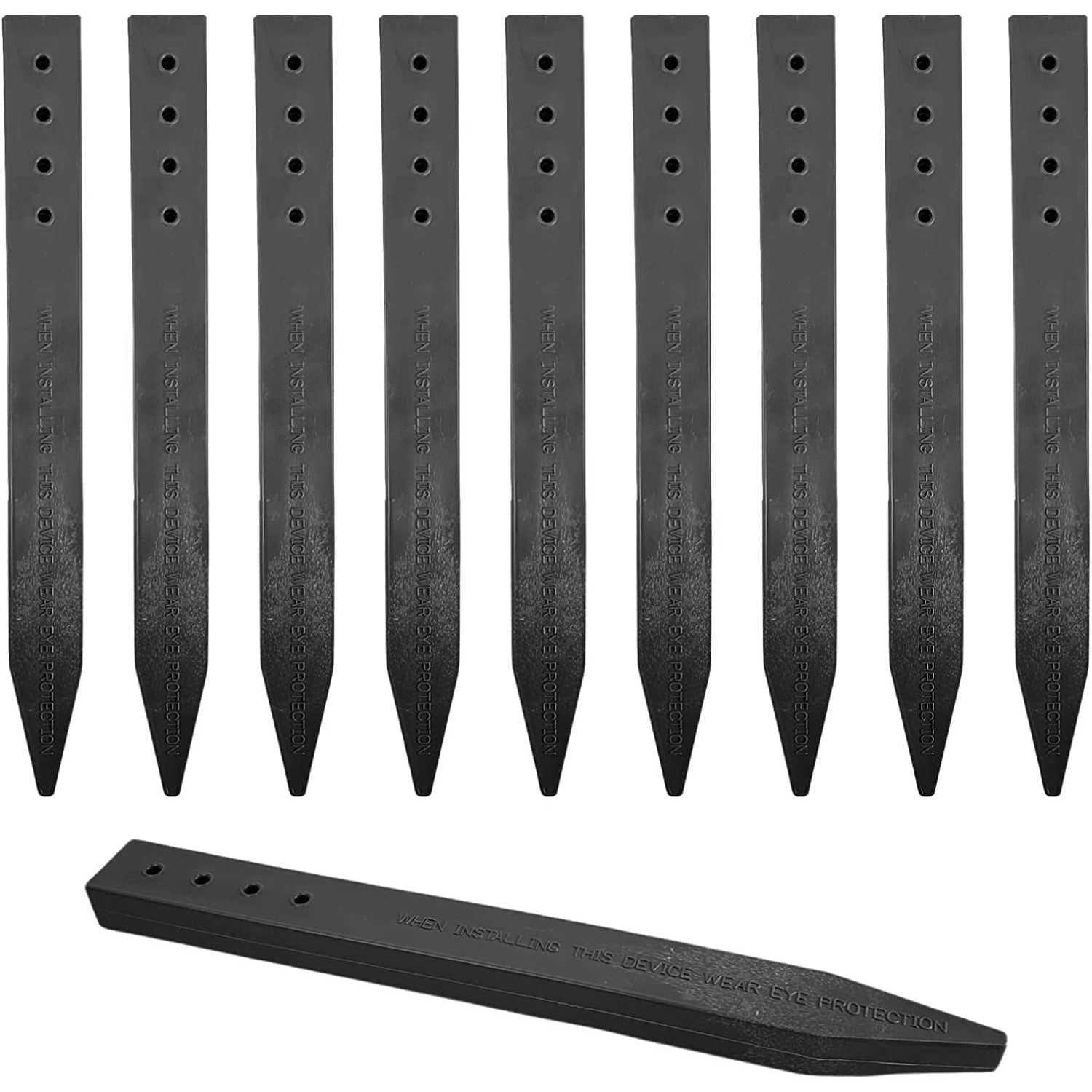 One Stop Outdoor Heavy Duty Brown Landscape Lawn & Garden Border Edging Stakes - Inhomebuy