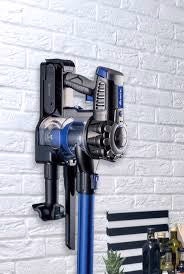 Cordless Electric Broom With Blue Rechargeable Battery 2 In 1 22.2V - Inhomebuy