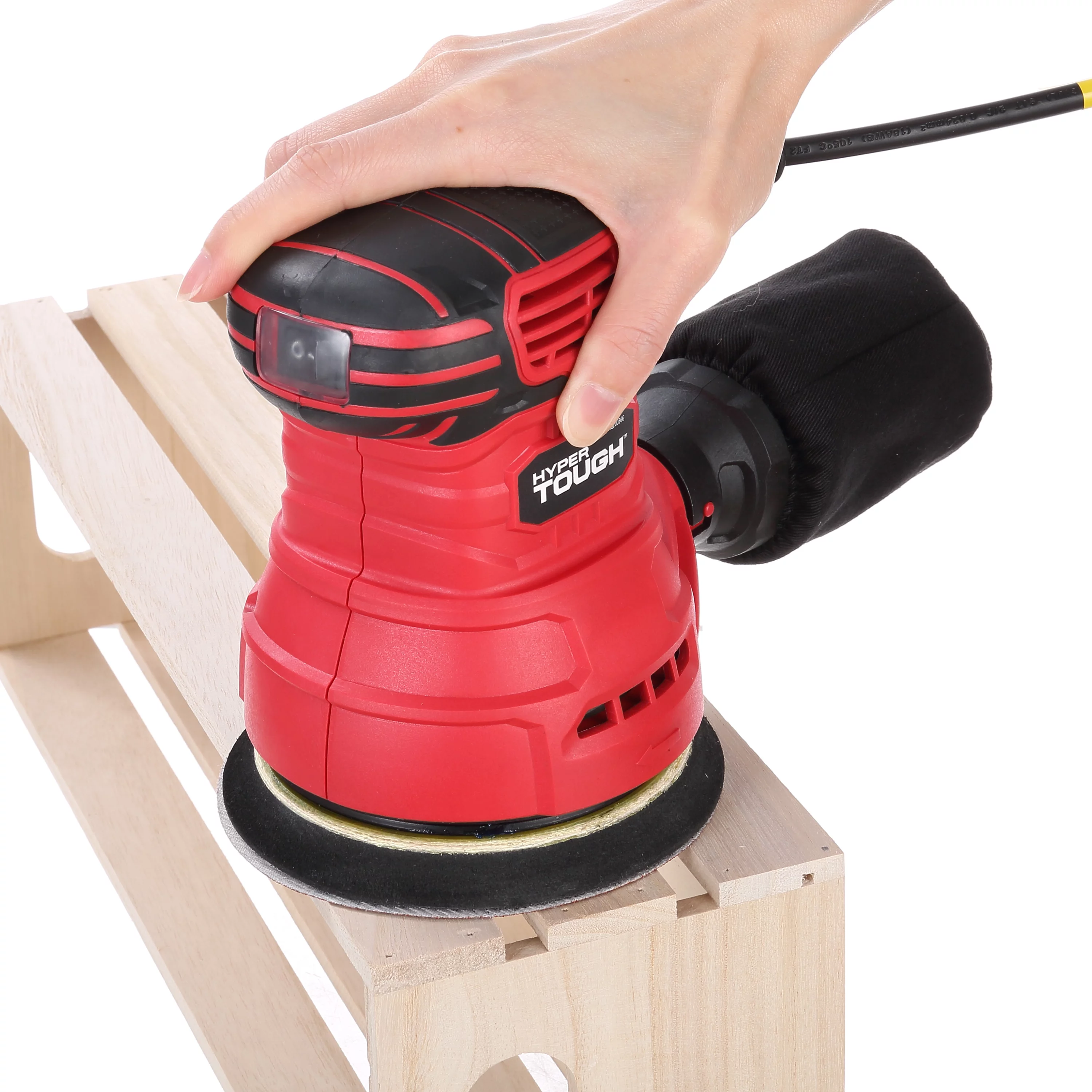 Hyper Tough 2.5-Amp Orbital Sander, 5-Inch, Corded, AQ20036G - Inhomebuy