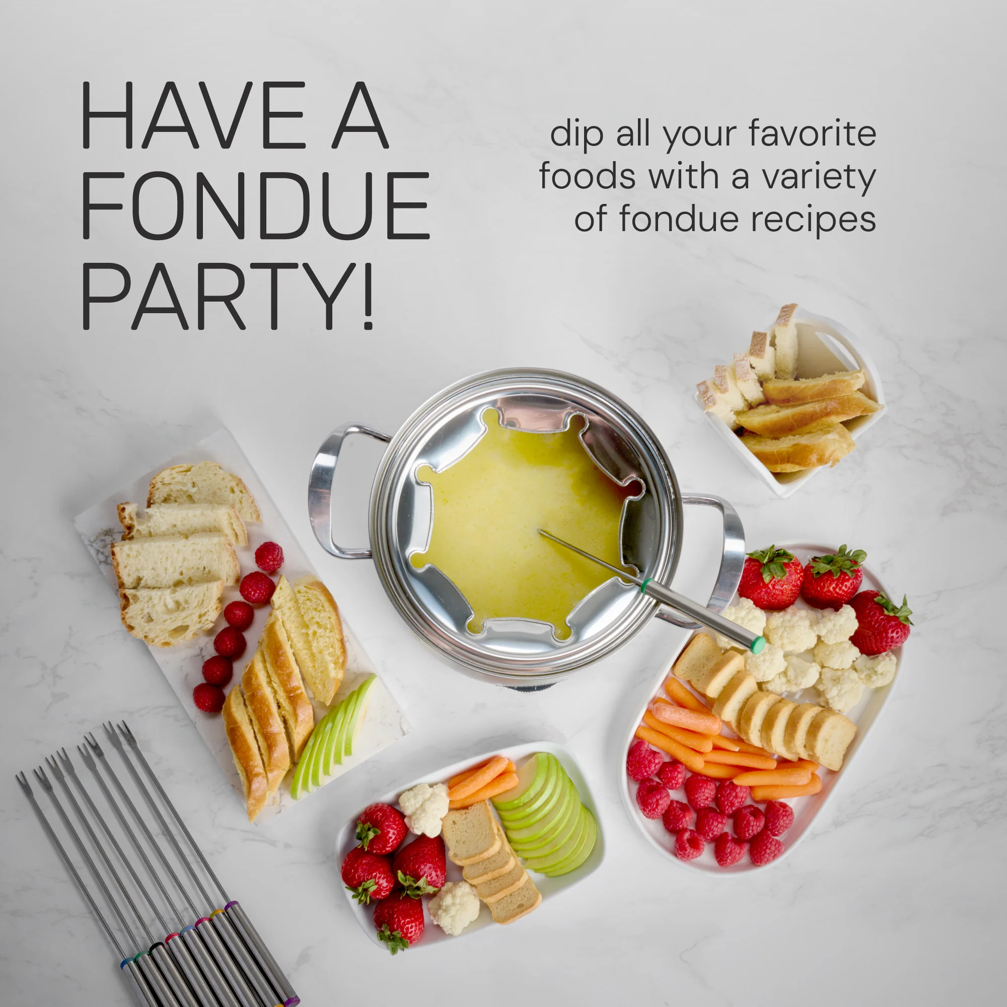 HomeCraft�?8-Cup Electric Fondue Set - Inhomebuy