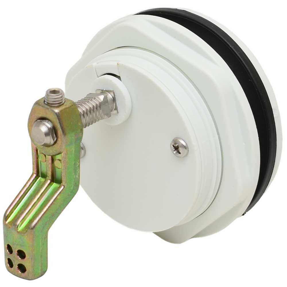 Whitecap T-Handle Latch Chrome Plated Zamac/Black Nylon - Inhomebuy