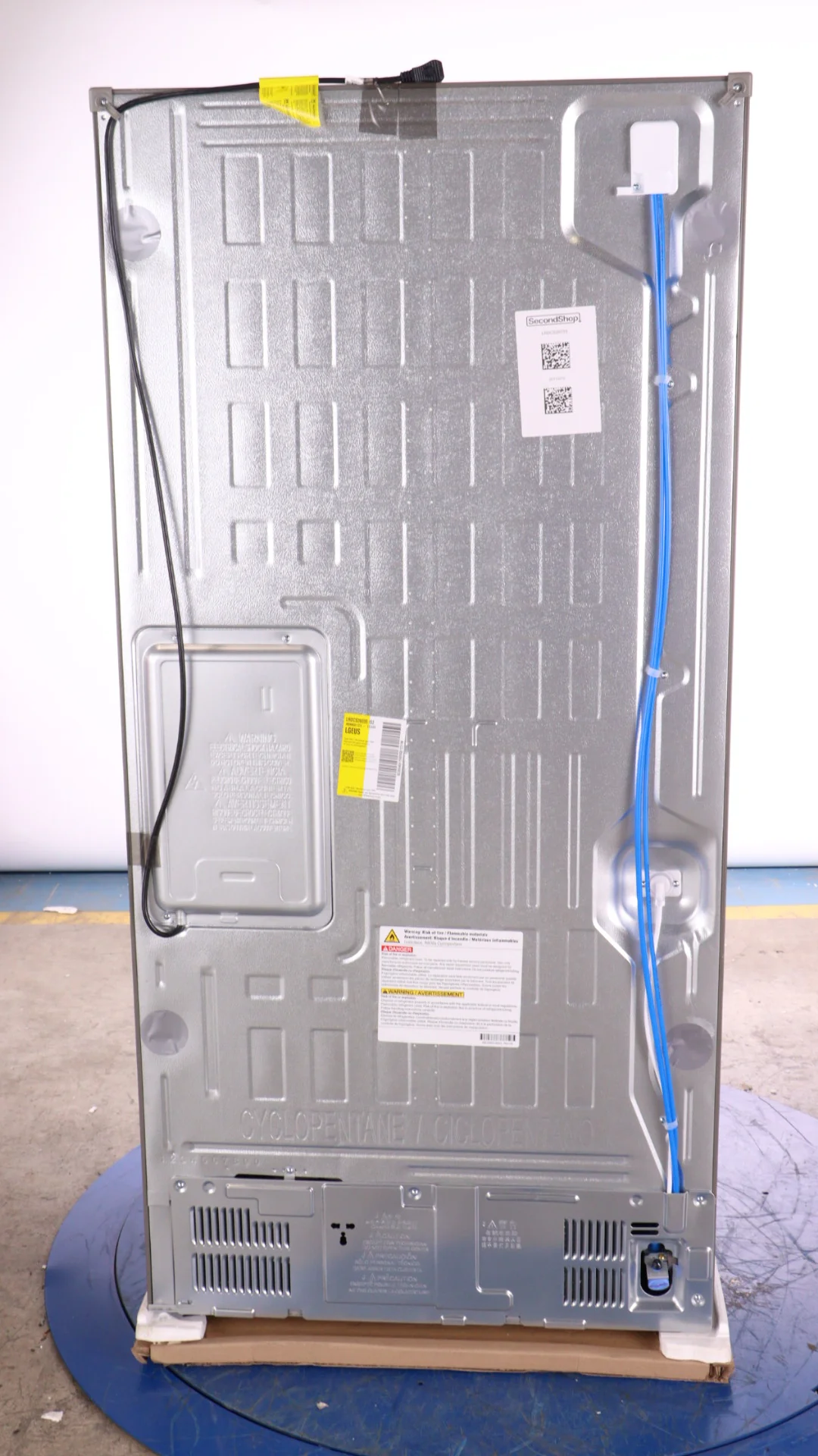 LG 33 IN. 26 CU. FT. SMUDGE-RESISTANT STAINLESS STEEL TWO-DOOR BOTTOM FREEZER DRAWER REFRIGERATOR WI - Inhomebuy