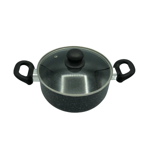 Healthy Bear 20cm aluminum Caserole w/lid INDUCTION | BCAL-20CPG-IN - Inhomebuy