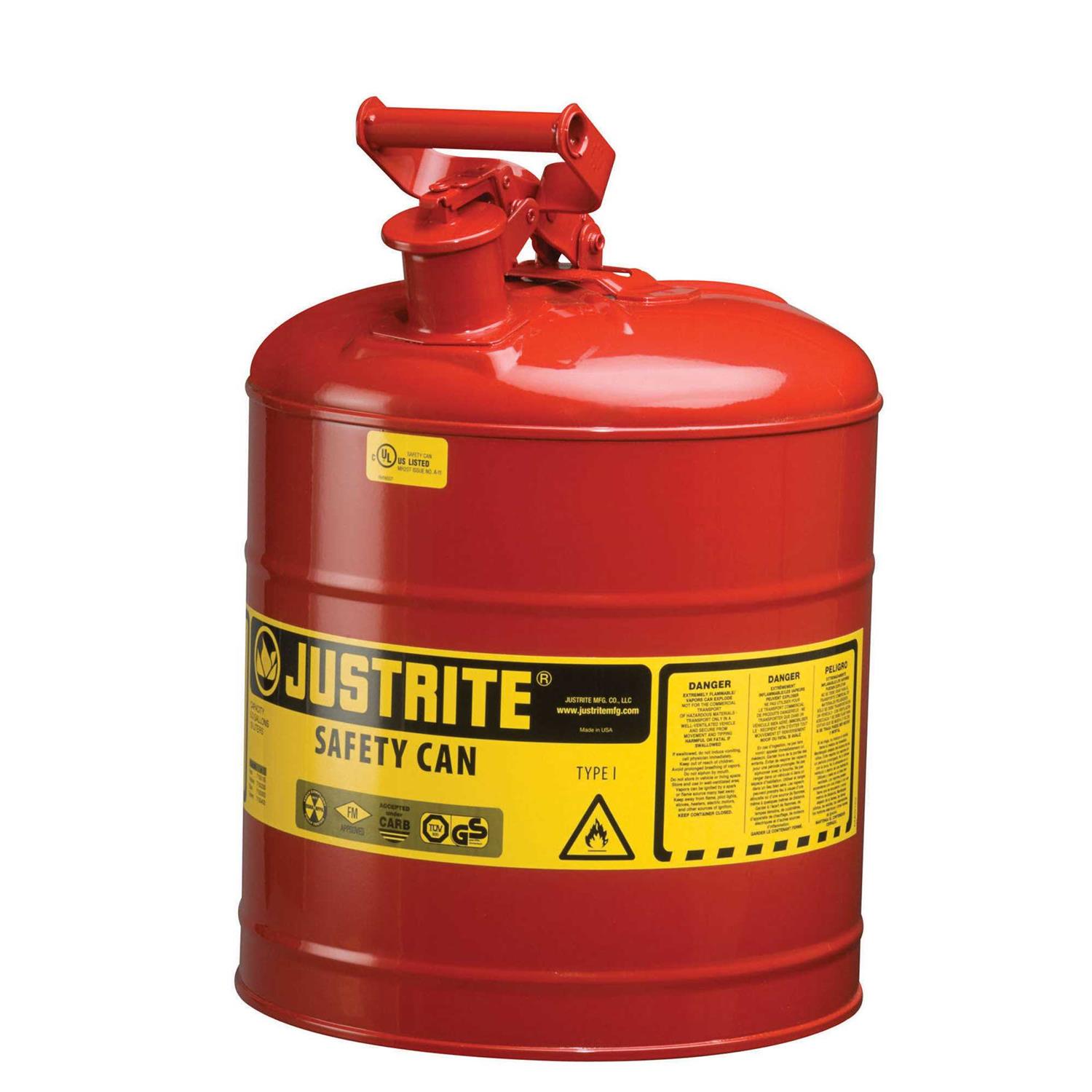 Justrite Safety Can Type II - Inhomebuy