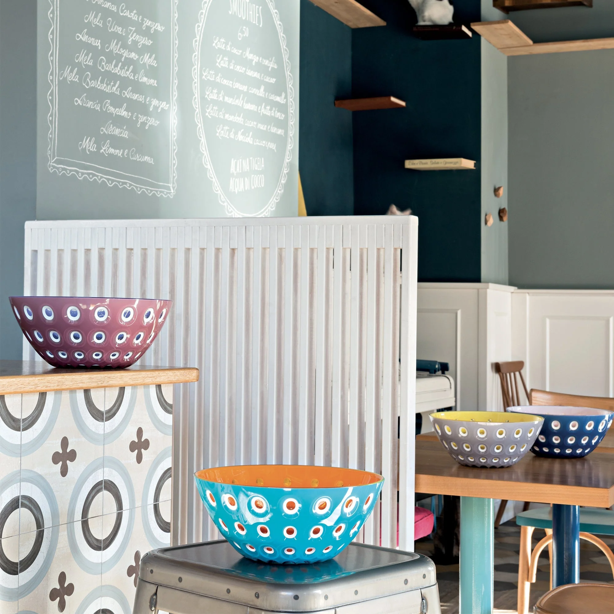 BOWL CM 25 LE MURRINE Grey/Yellow - Inhomebuy