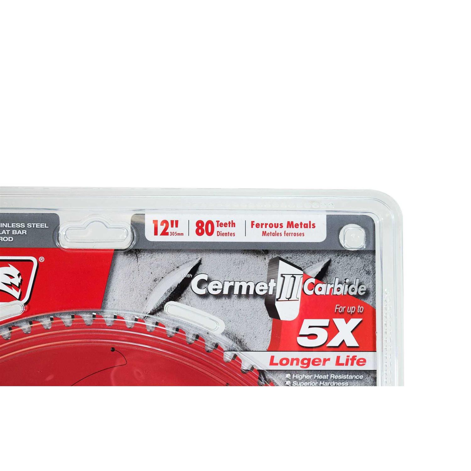 Diablo 12 in. x 72 Tooth Thick Aluminum Cutting Saw Blade D1272N - Inhomebuy