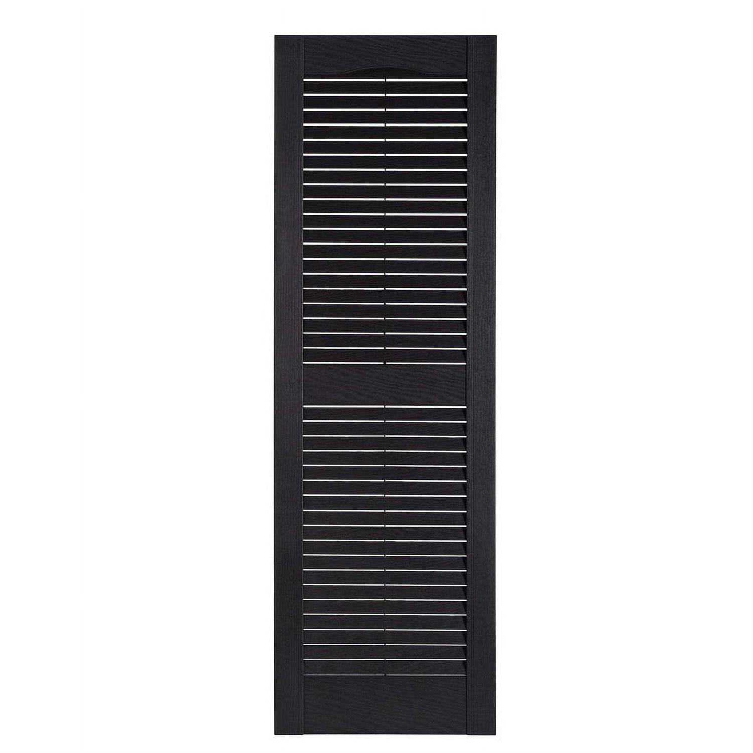 Mr Mxyzptlk Perfect Shutters IL501539002 Premier Louver Exterior Decorative Shutter - Inhomebuy