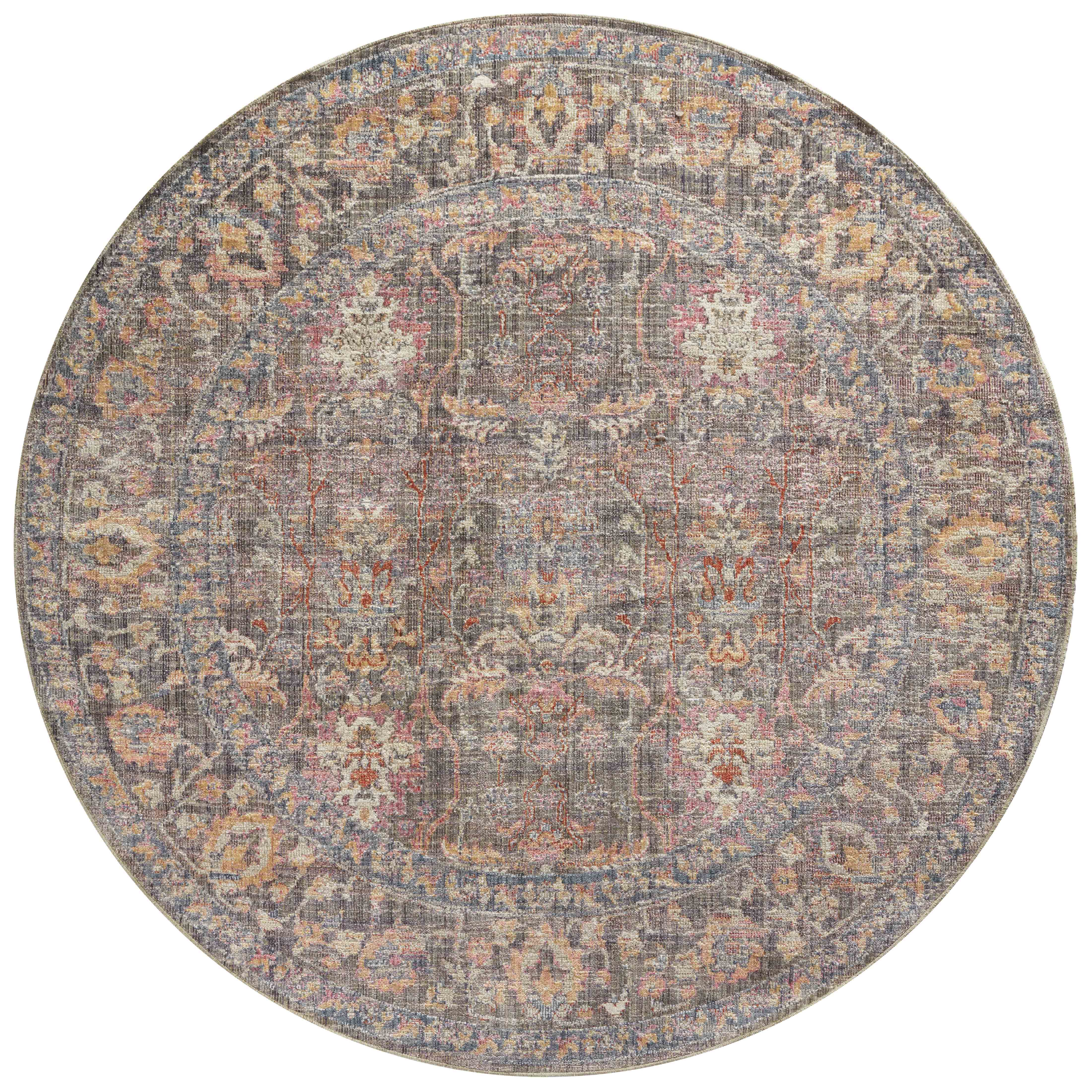 Chris Loves Julia x Loloi Rug in Stone, Multi - 7'9
