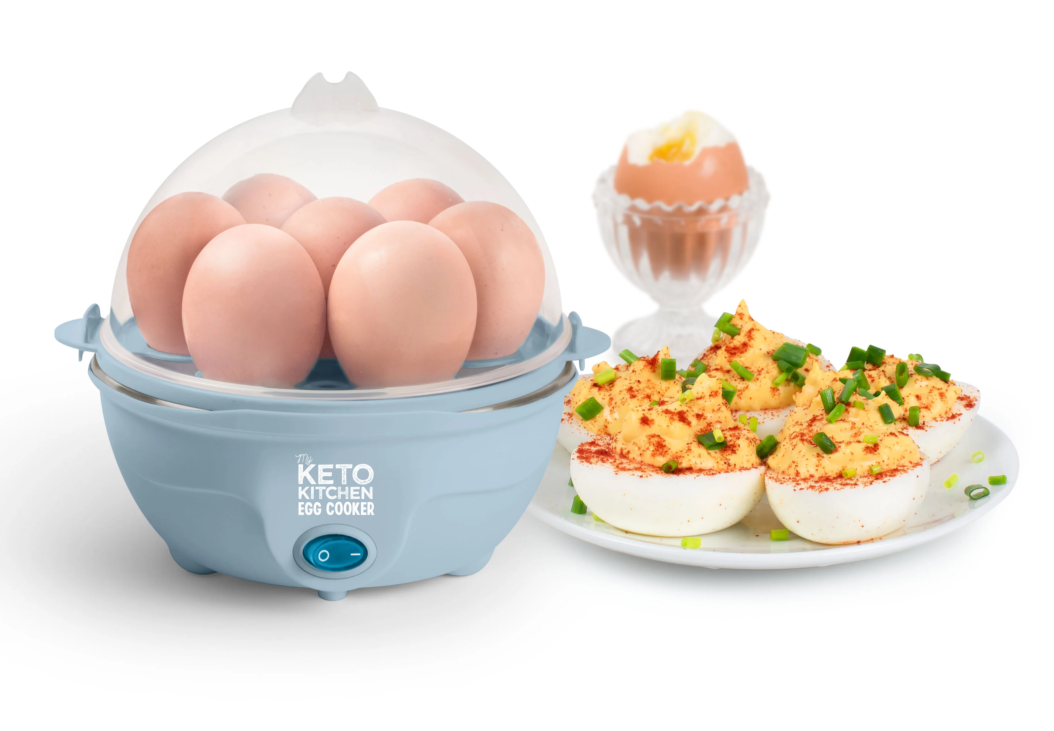 My Keto Kitchen Electric 7-Egg Cooker, Kiln - Inhomebuy