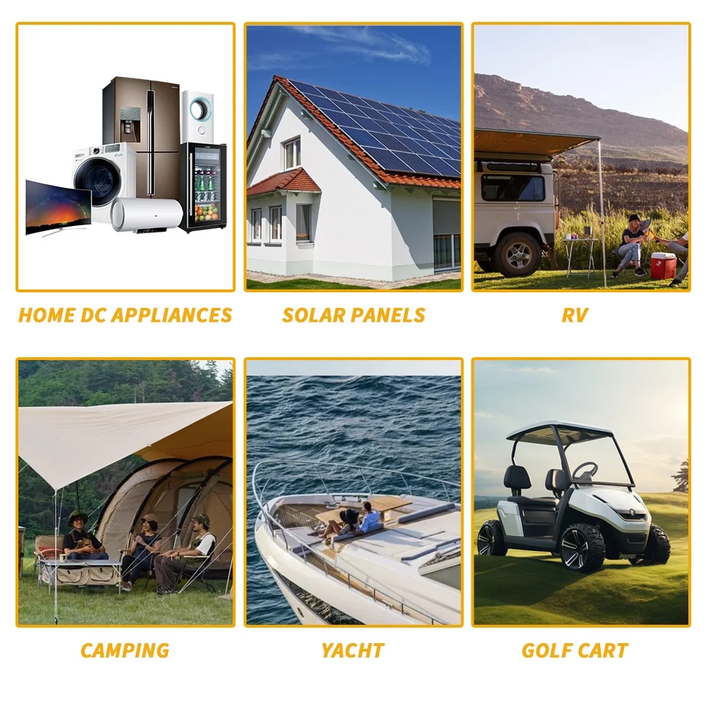 LiFePO4 Battery 12V 100Ah, 5000-15000 Deep Cycles Lithium Iron Battery with BMS for Campers RV Solar Golf Carts,  Backup Power,4S4P - Inhomebuy