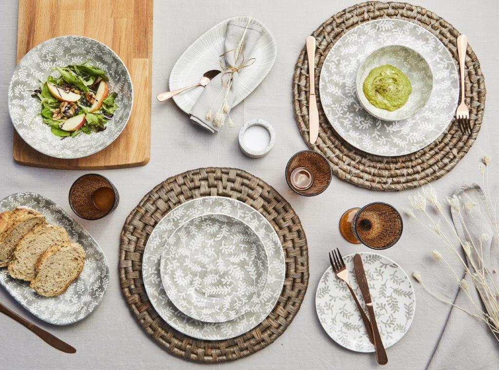 Tableware Madison Foliage Dinner Set 18pcs - Inhomebuy