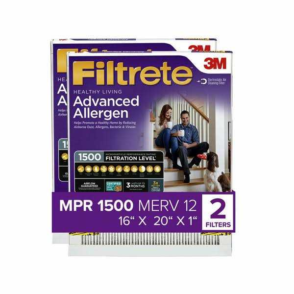 Filtrete 1500 MPR High Performance Air Filter - Inhomebuy