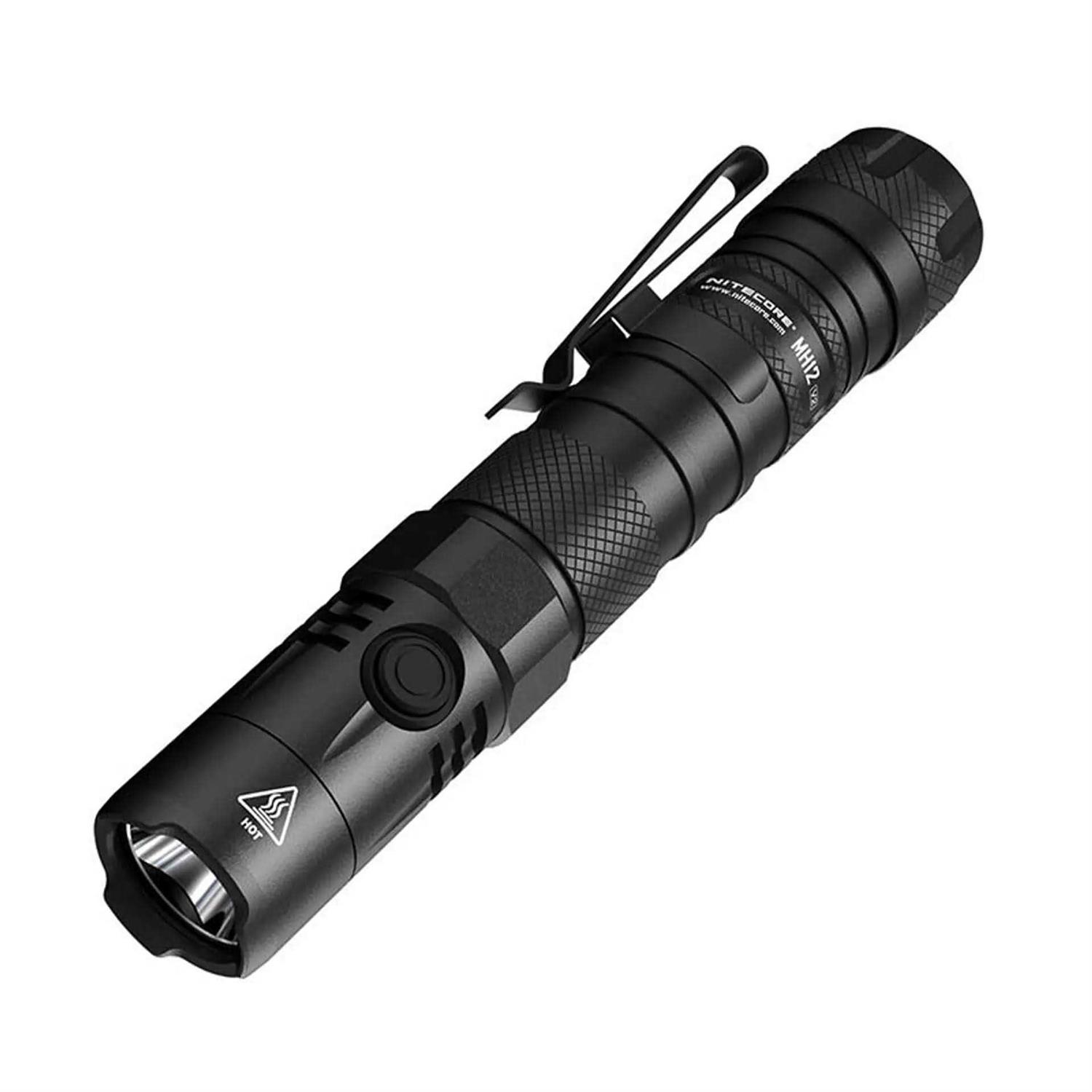 Nitecore MH12 Pro 3300 Lumen USB-C Rechargeable Flashlight - Inhomebuy
