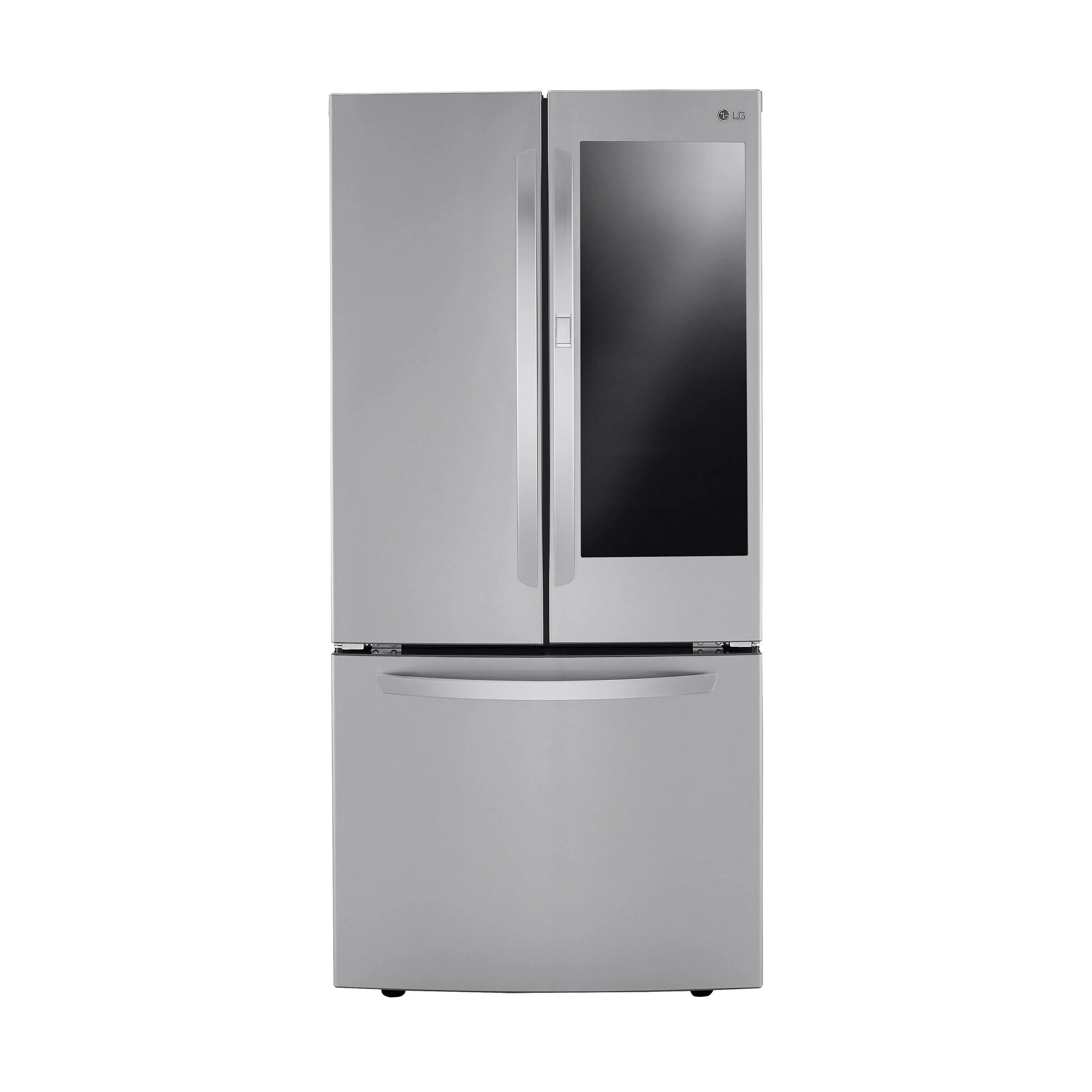 LG 33 IN. 25 CU. FT. SMUDGE-RESISTANT STAINLESS STEEL FRENCH DOOR REFRIGERATOR WITH INSTAVIEW DOOR-I - Inhomebuy