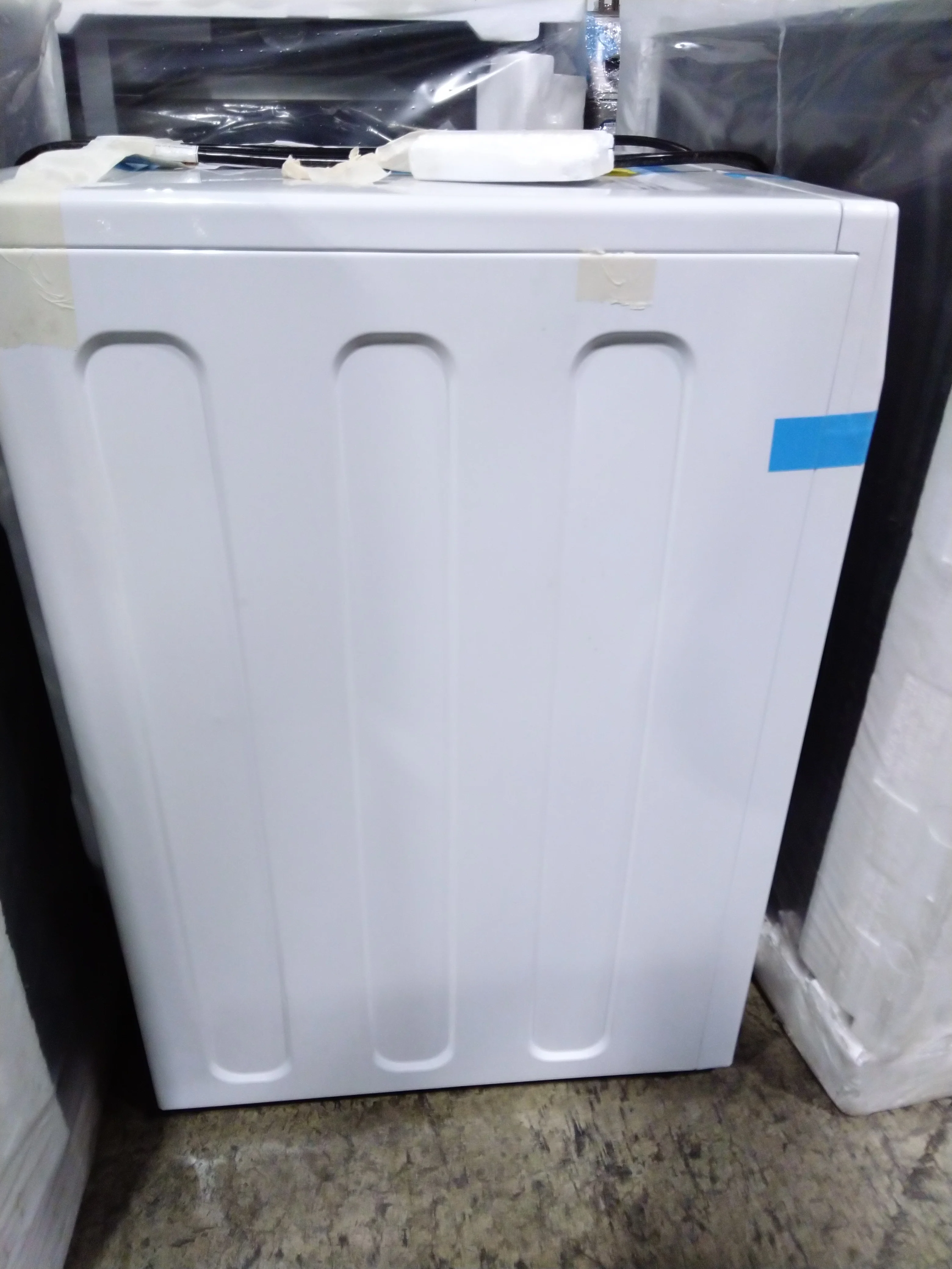 GE 24 IN. 2.8 CU. FT. (IEC) WHITE FRONT LOAD WASHER WITH STEAM - GFW148SSMWW - Inhomebuy