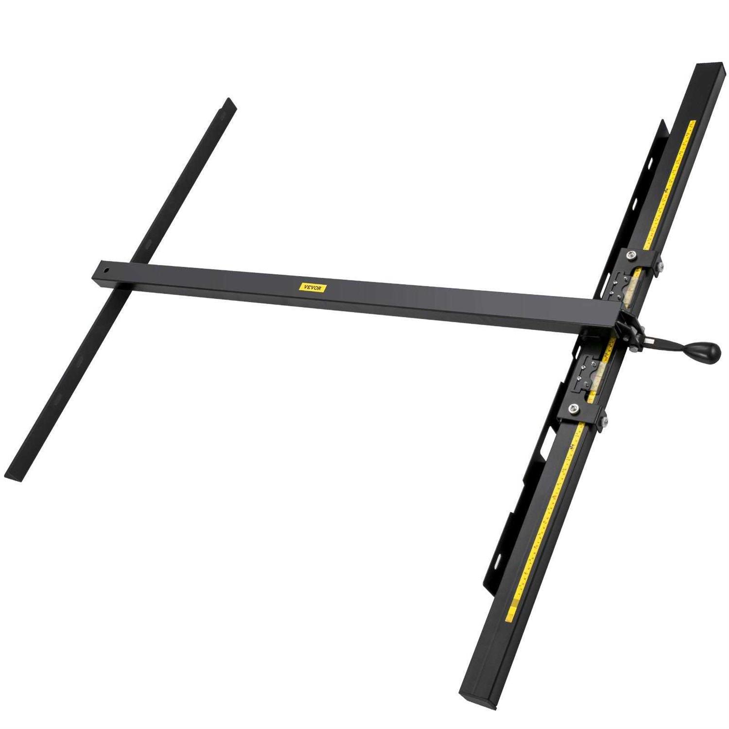 VEVOR Table Saw Fence System Classic Table Saw Fence Rail Metric/Imperial Scale Adjustable Hole Saw Fence System w/Front Guide Bar Table Saw TJJJYCSFY - Inhomebuy