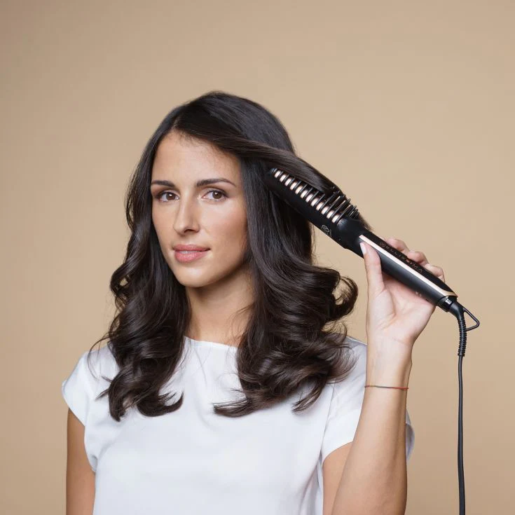 Electric professional straightening brush Magic Straight Brush My Pro - Inhomebuy