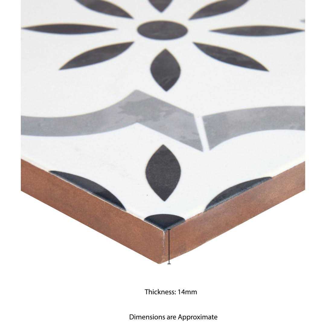 MSI Aria Bianco 24 in. Polished Porcelain Floor and Wall Tile - Inhomebuy