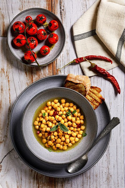 Terracot Soup Plate 20cm Blue Sto - Inhomebuy