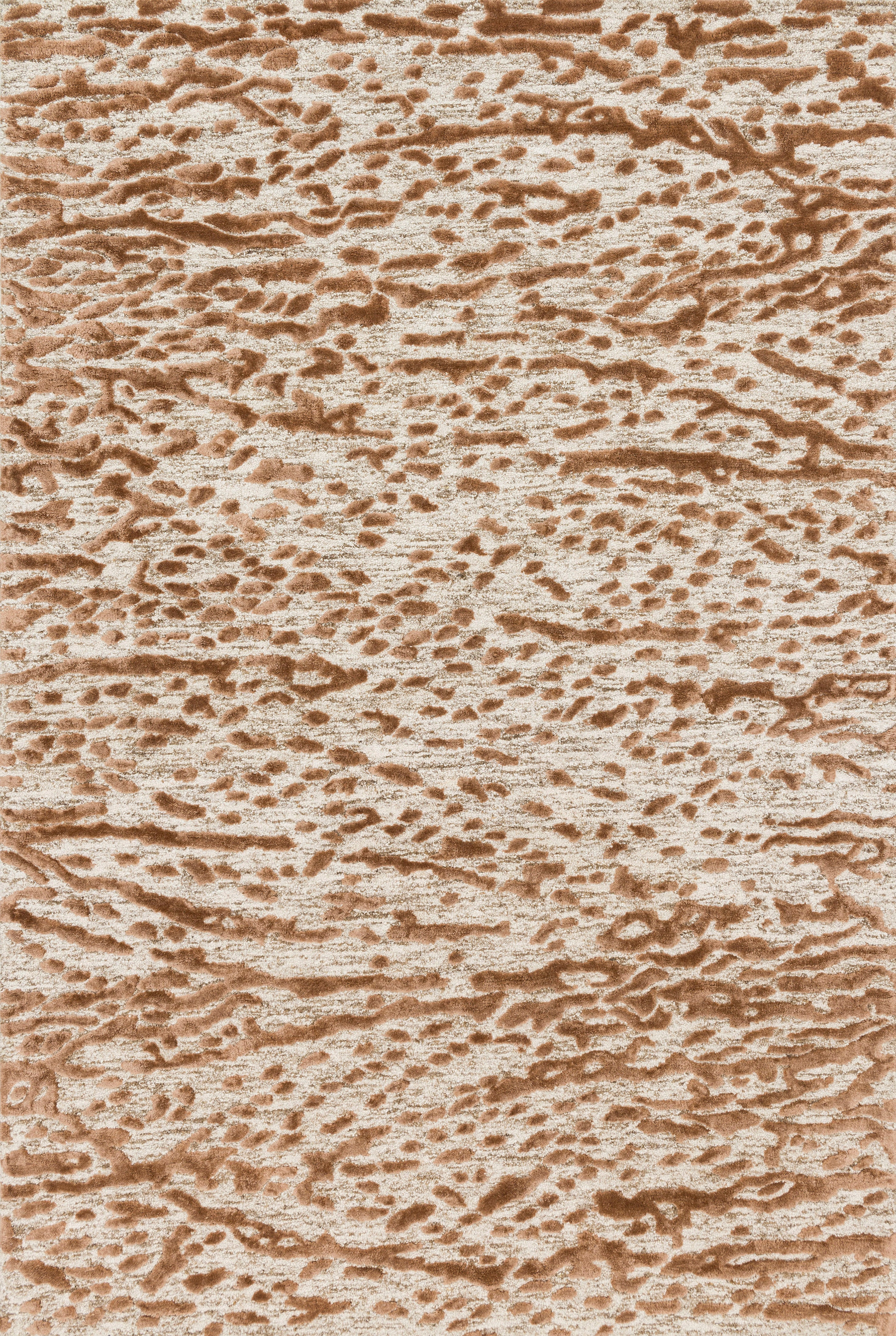 Loloi Rugs Juneau Collection Rug in Oatmeal, Terracotta - 7'9