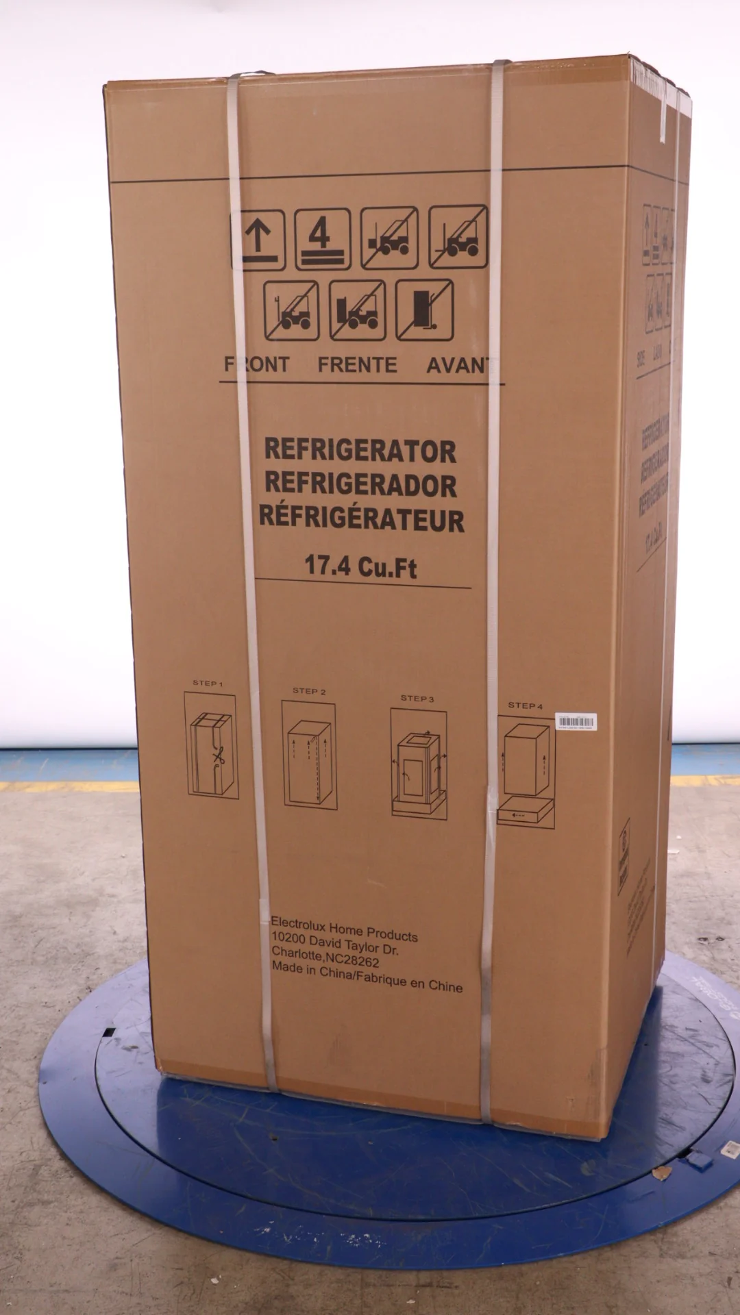 FRIGIDAIRE 33 IN 17.4 CU FT. STAINLESS STEEL FRENCH FOUR DOOR REFRIGERATOR WITH ADJUSTABLE FREEZER S - Inhomebuy