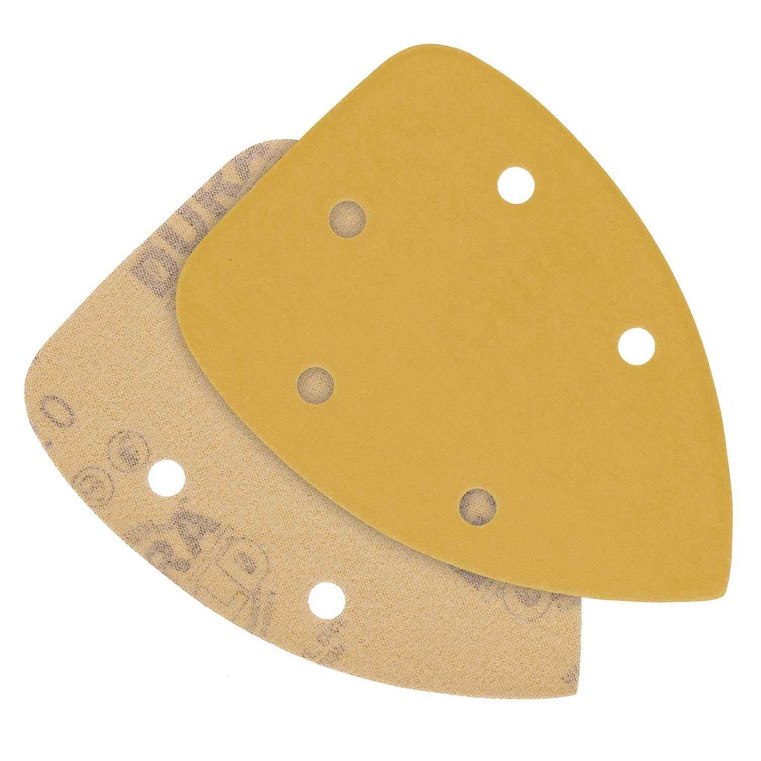 Dura-gold Grit 5-Hole Hook & Loop Sanding Sheets for Mouse Sanders - Inhomebuy