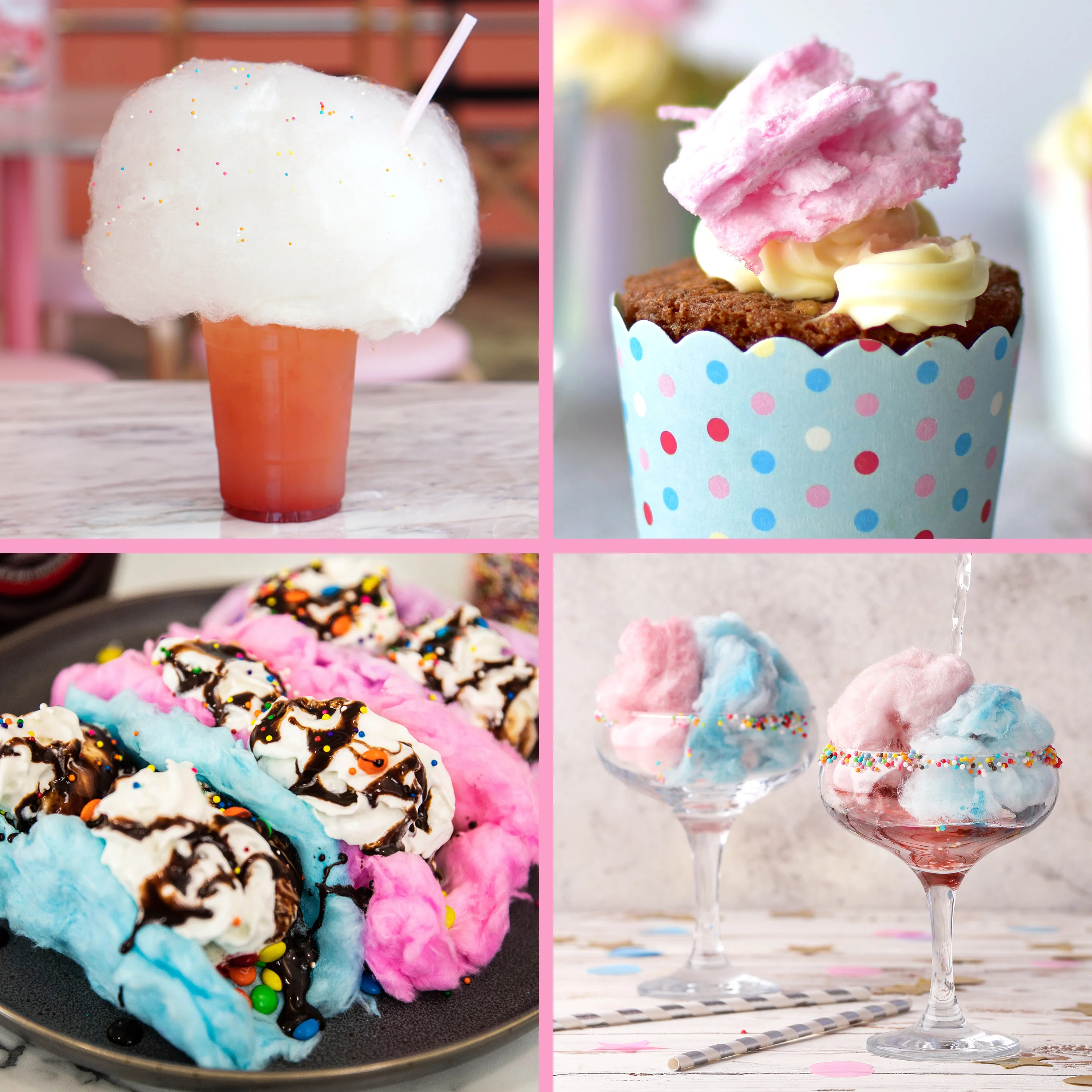 Hard Candy Cotton Candy Station - Inhomebuy