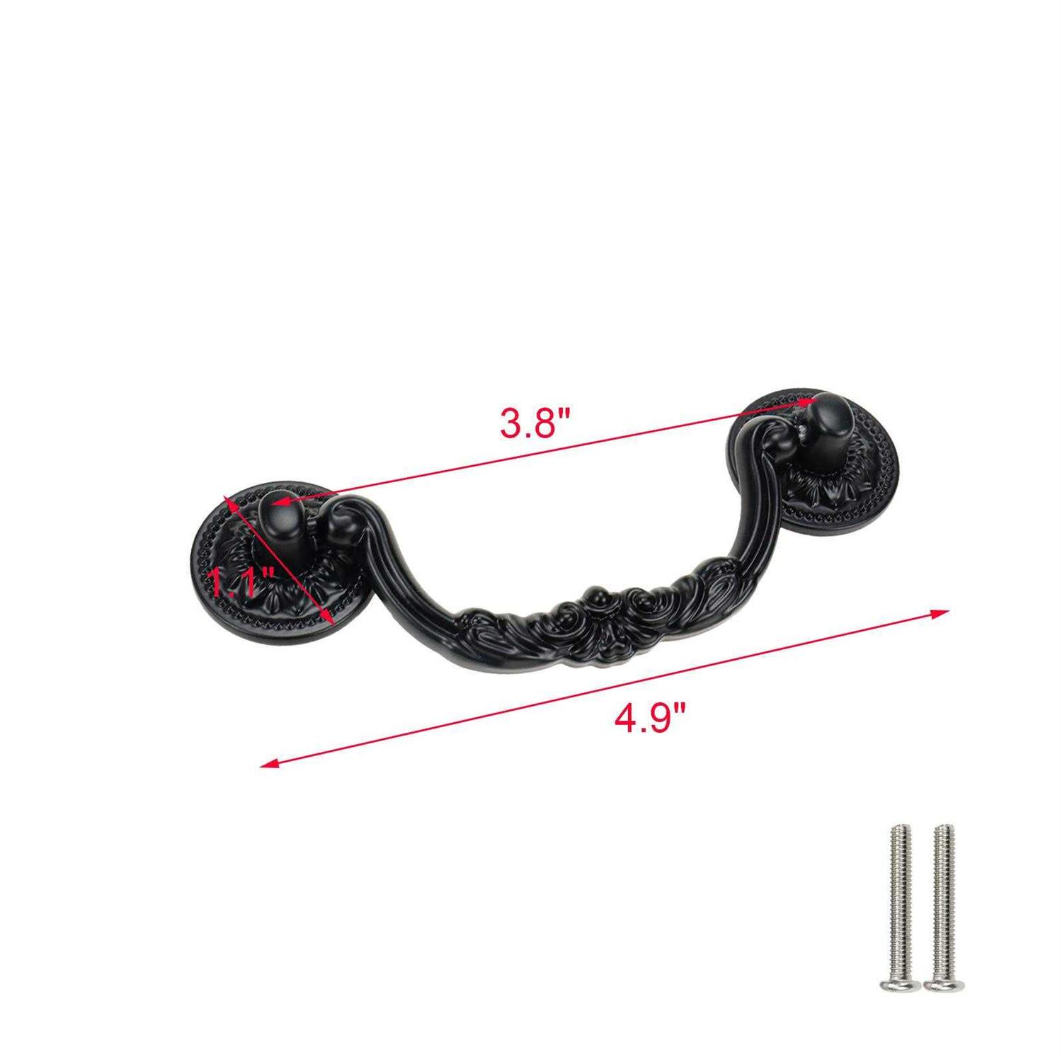 Geesatis Bronze Slide Door Bolt Gate Security Lock Latch Antique Sliding Door Window Latch - Inhomebuy