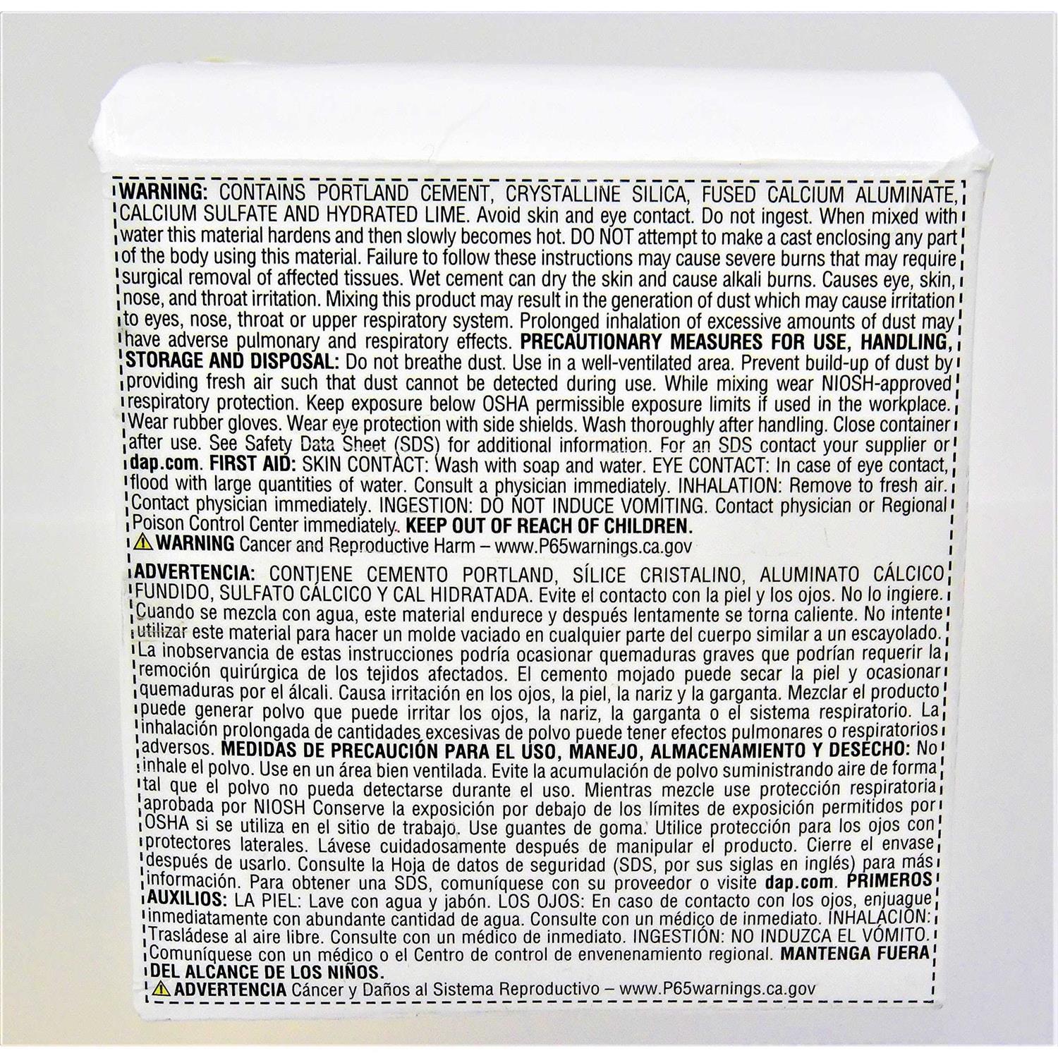 Dap Quick Plug Hydraulic Cement - Inhomebuy