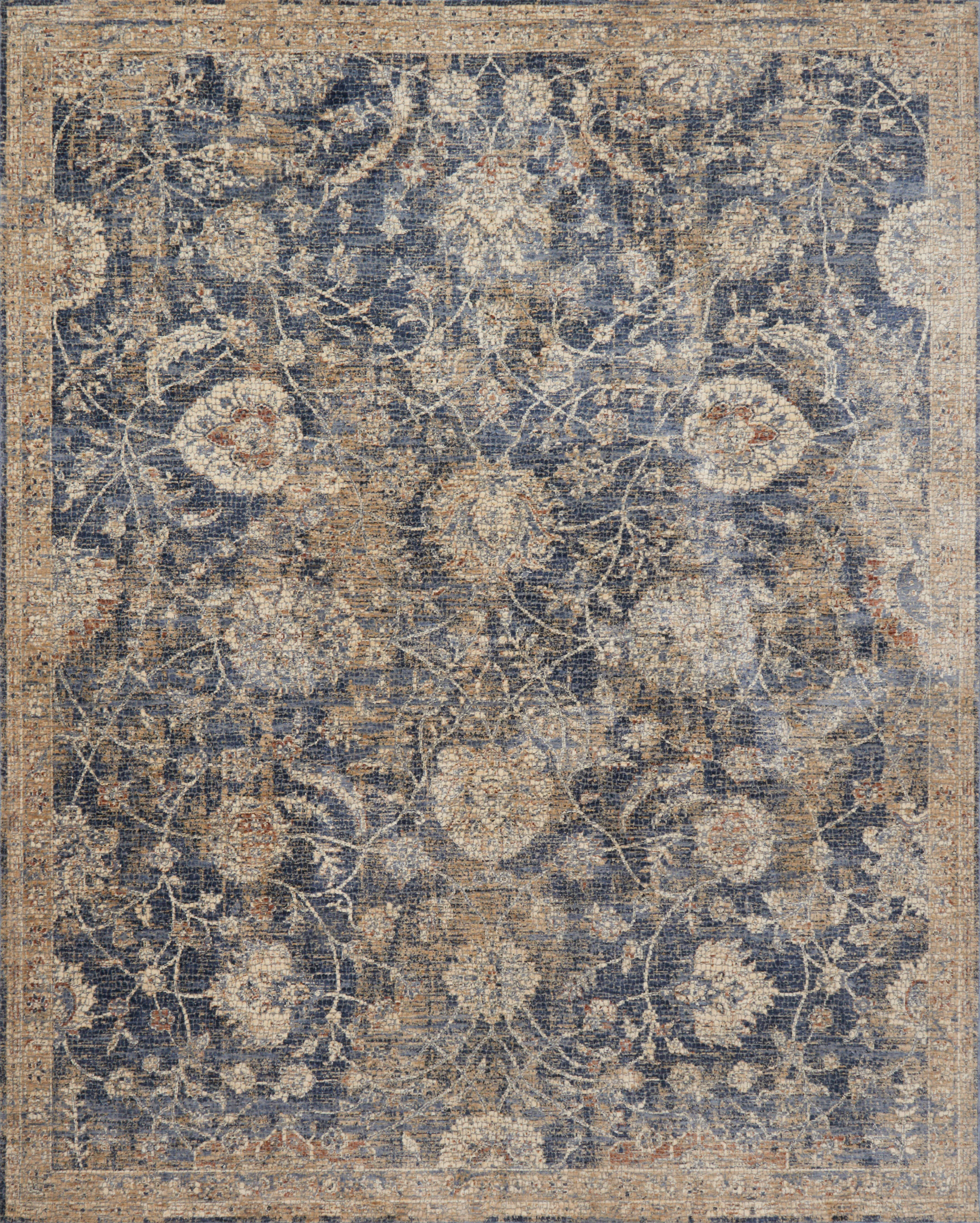 Loloi Rugs Porcia Collection Rug in Blue, Beige - 9'6