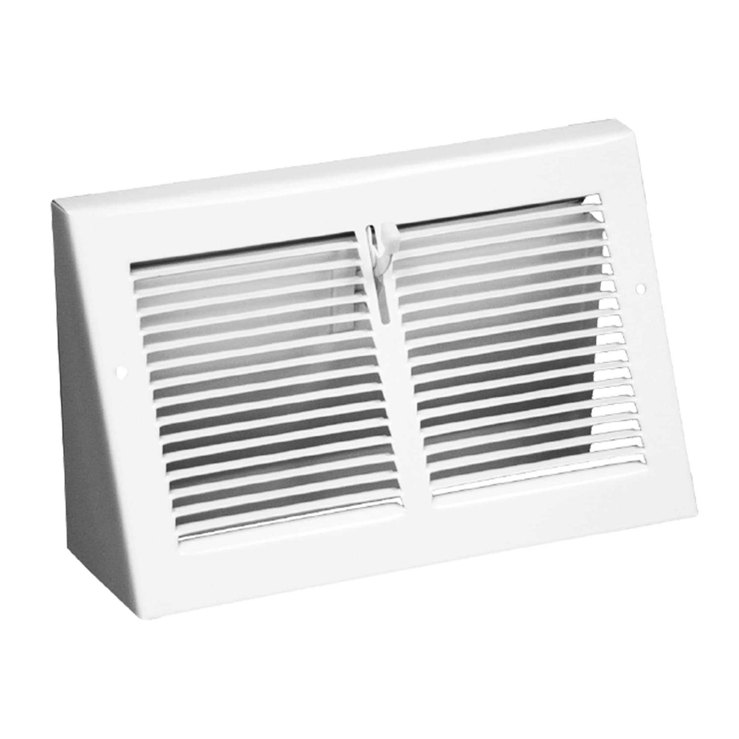 White Triangular Baseboard Register - Inhomebuy