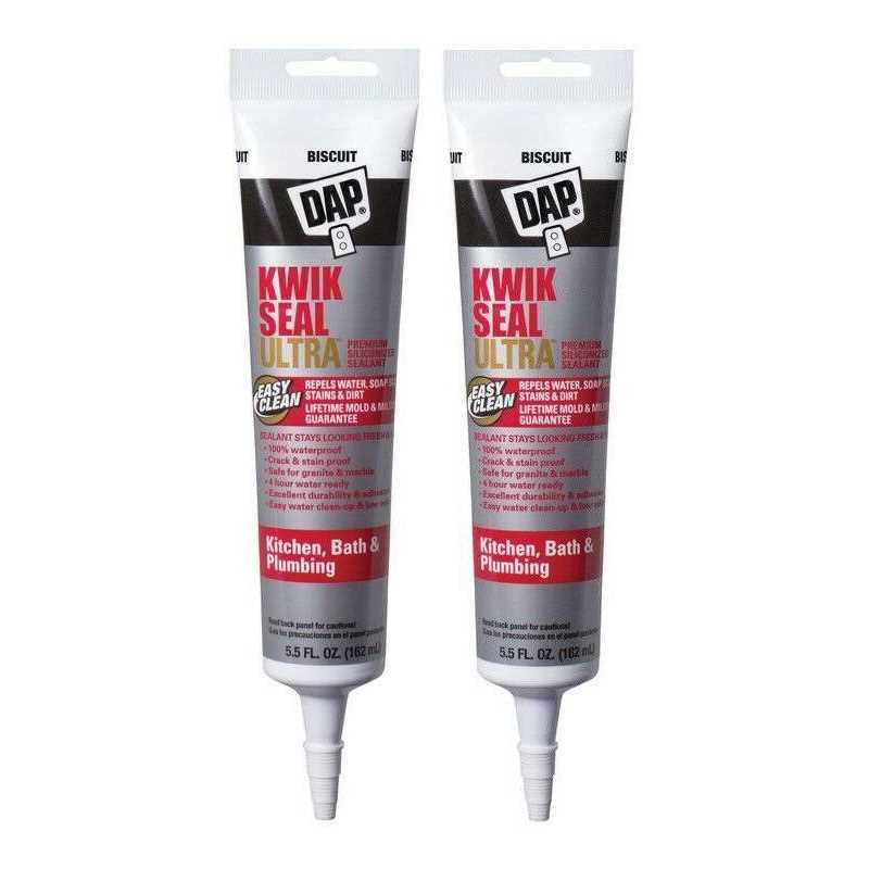 Dap Kwik Seal Plus Kitchen Bath Adhesive Caulk - Inhomebuy