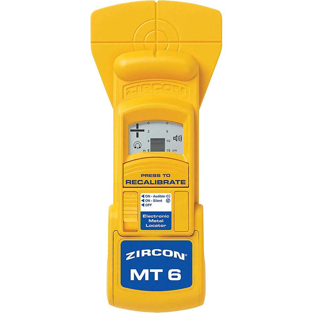 Zircon MetalliScanner MT6 Professional Metal Detector - Inhomebuy