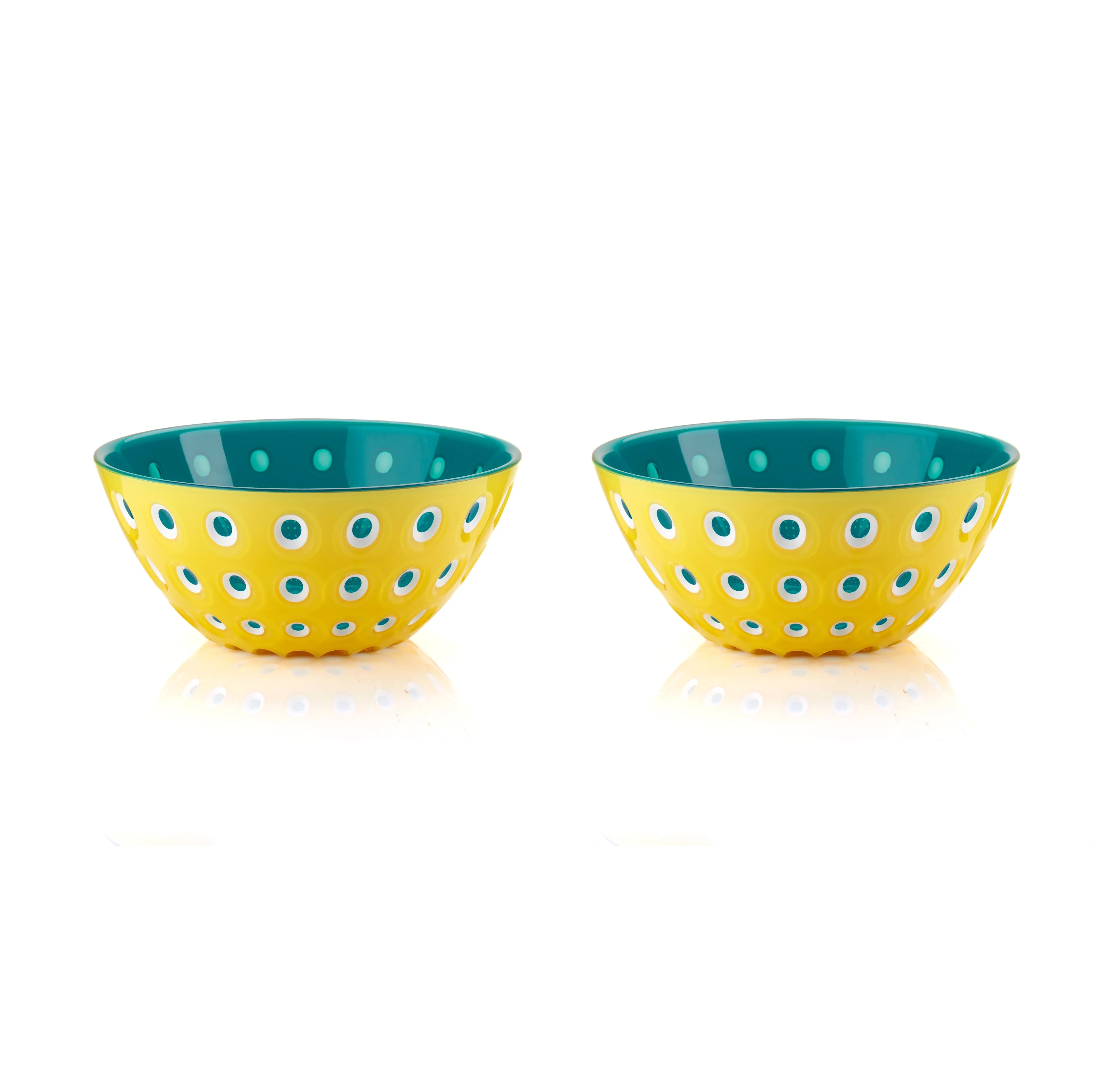 Set Of 2 Bowls 12cm Le Murrine Grey/ Yellow - Inhomebuy