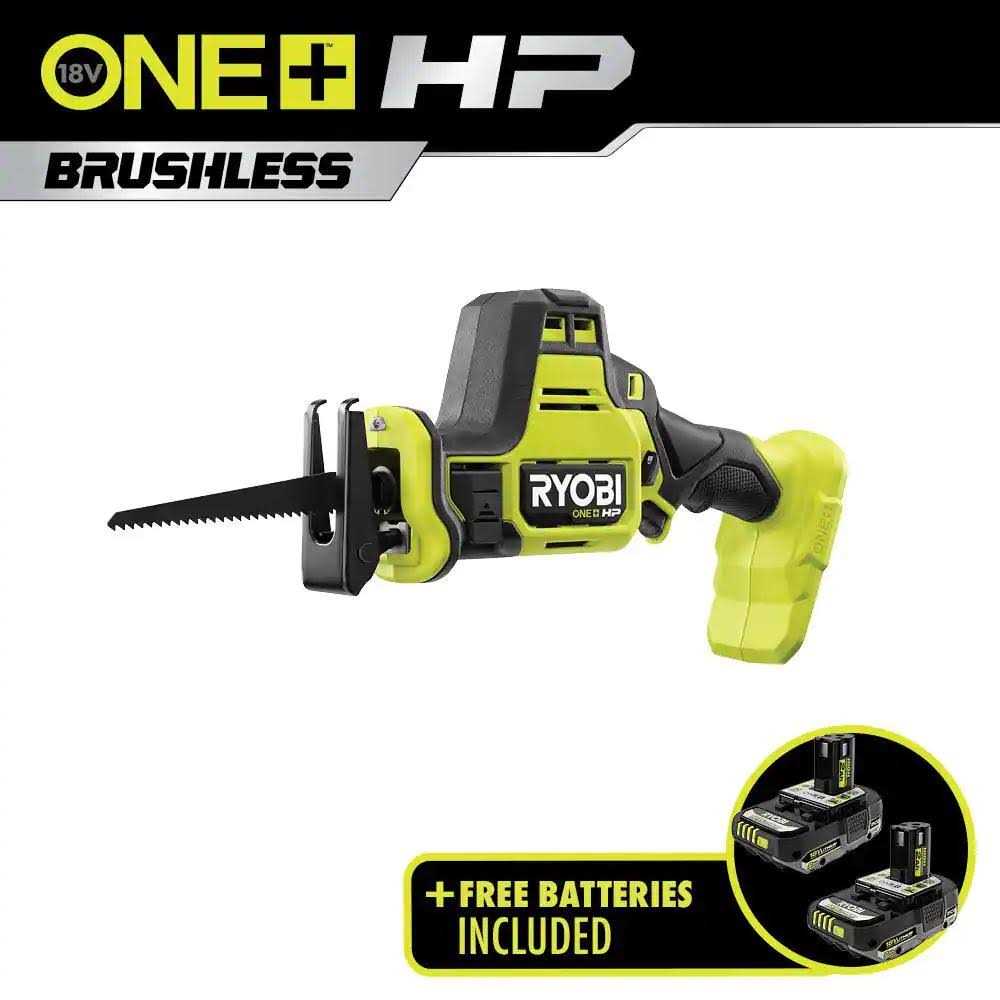 RYOBI ONE+ HP 18V Brushless Cordless Compact Impact Wrench Ah Battery - Inhomebuy
