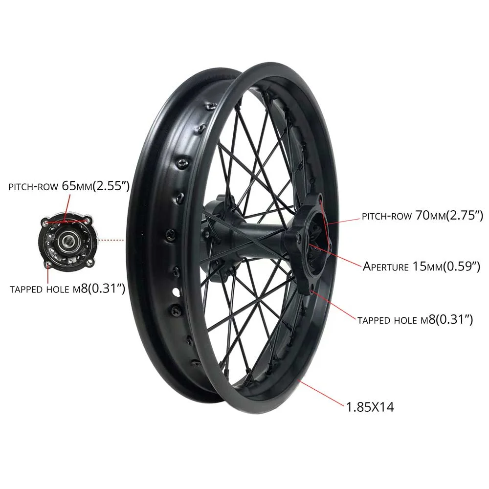 MYK Rim Wheel 1.85x14