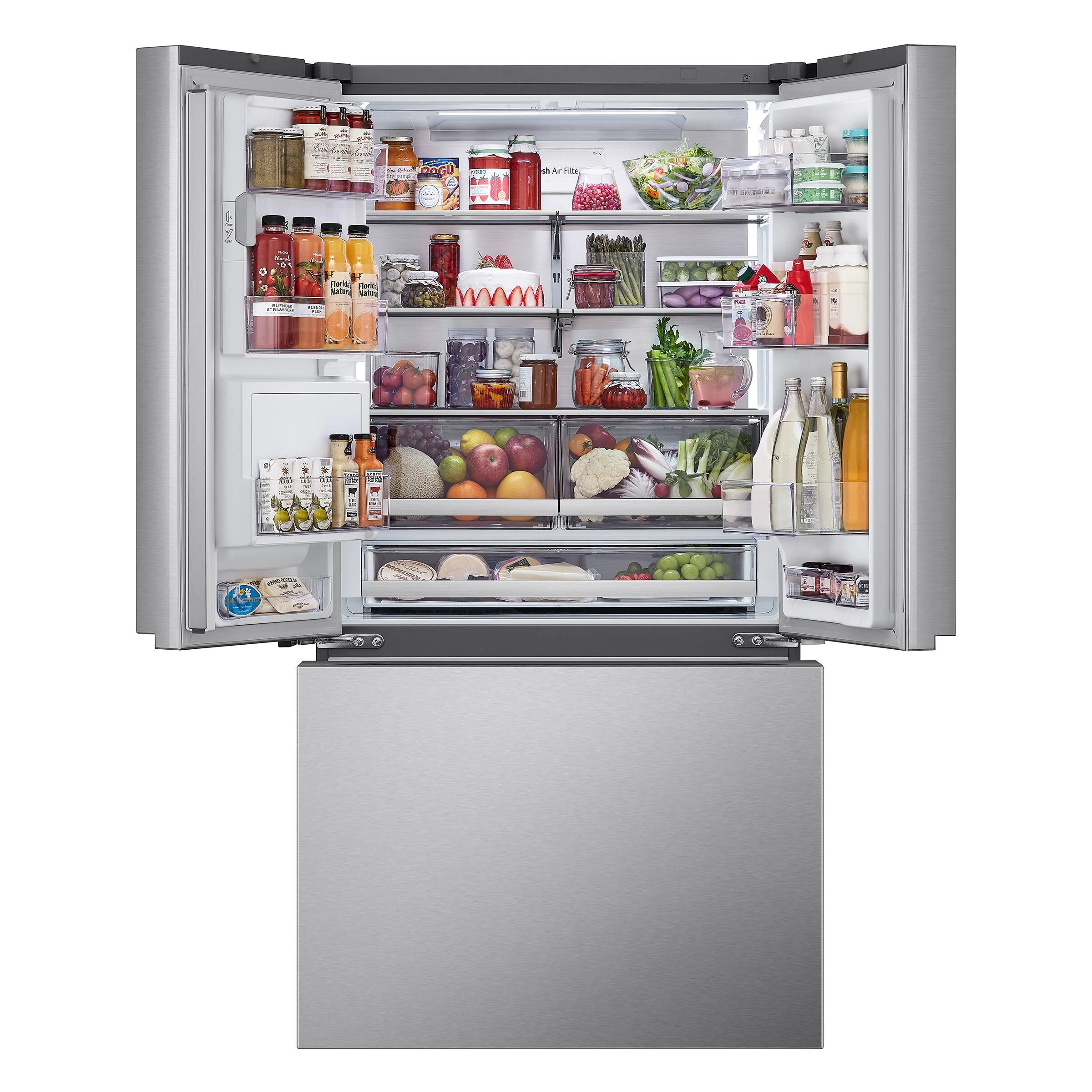 LG 36 IN 26 CU FT. STAINLESS STEEL COUNTER DEPTH MAX FRENCH DOOR REFRIGERATOR WITH COOL GUARD - LRYX - Inhomebuy