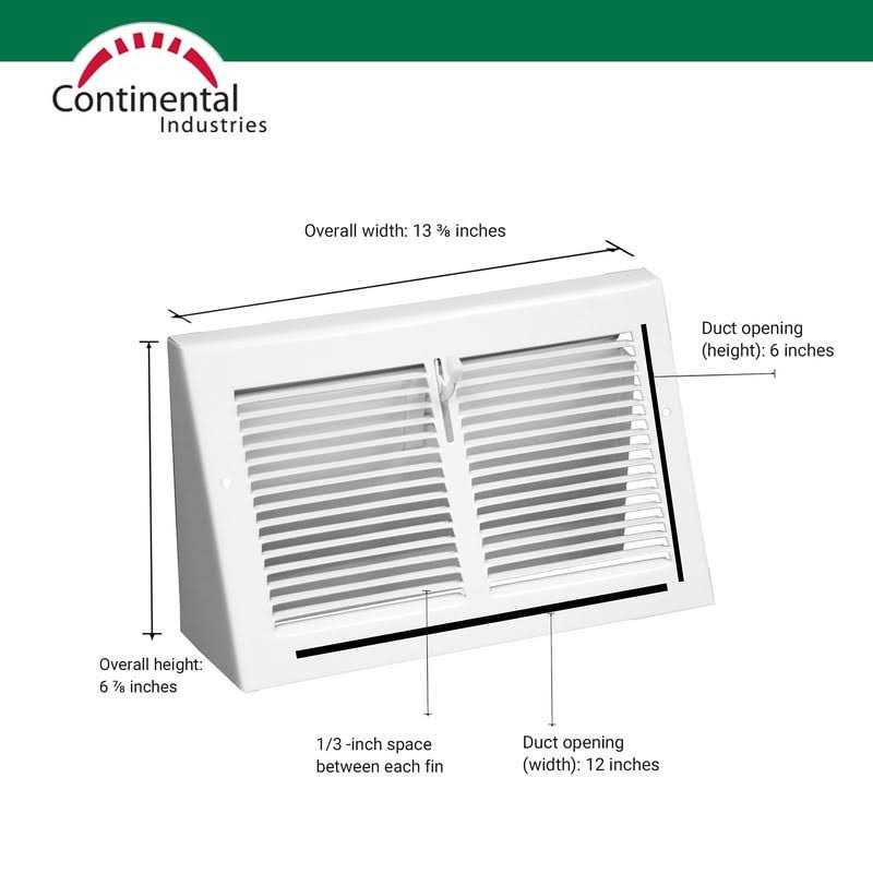 White Triangular Baseboard Grill - Inhomebuy