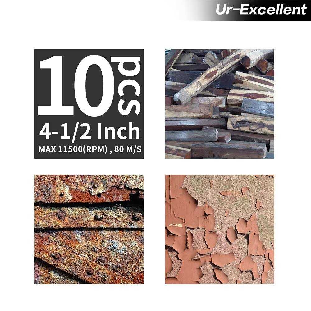 Ur-excellent Stripping Discs Rust Remover Wheel Remove Paint and Oxidation Poly Strip Wheel Disc Abrasive Angle Grinding Wheel - Inhomebuy