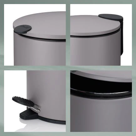 Dust Bin Mats Light Grey 3L - Inhomebuy