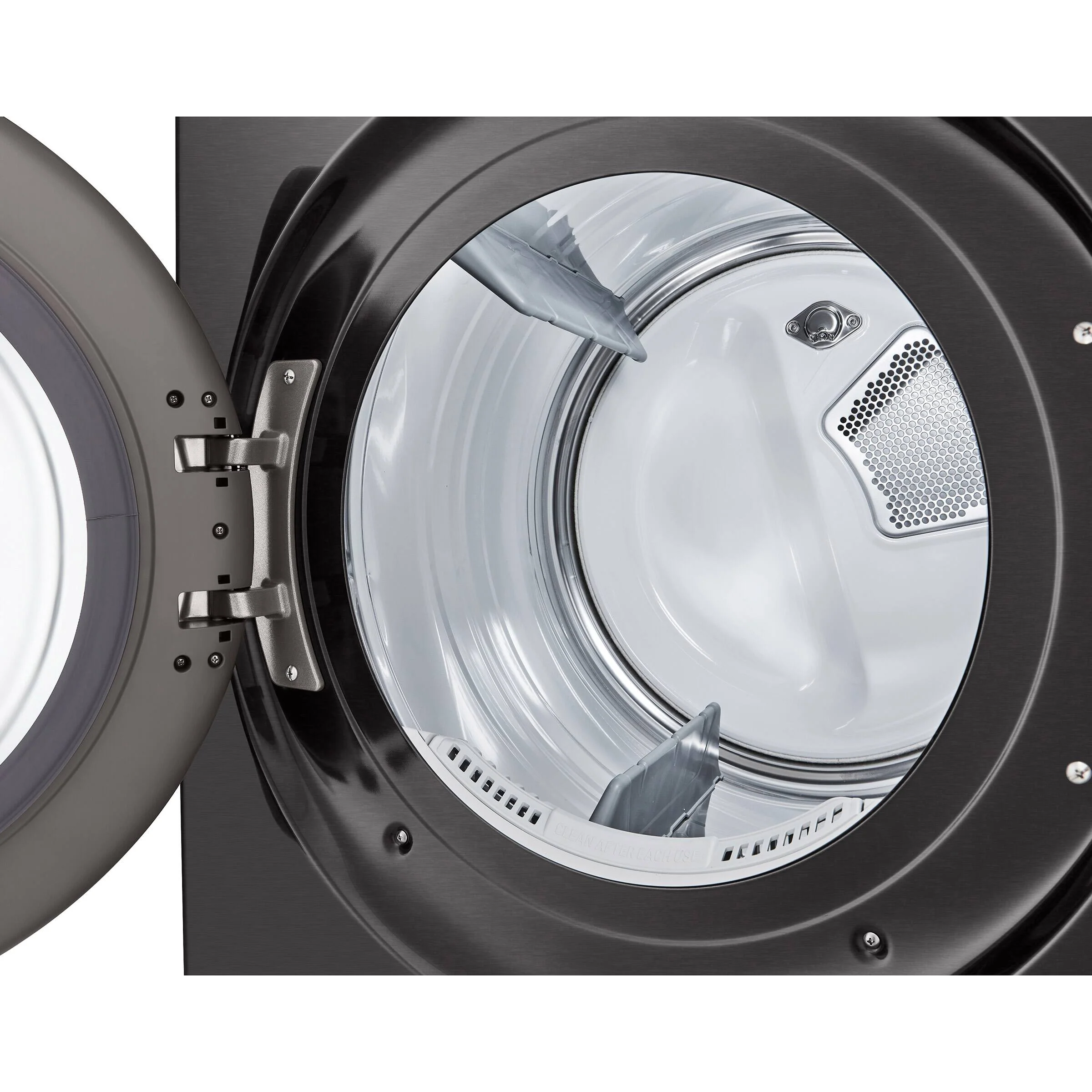 LG 7.4 CU FT BLACK STEEL ELECTRIC DRYER WITH TURBOSTEAM - DLEX6500B - Inhomebuy