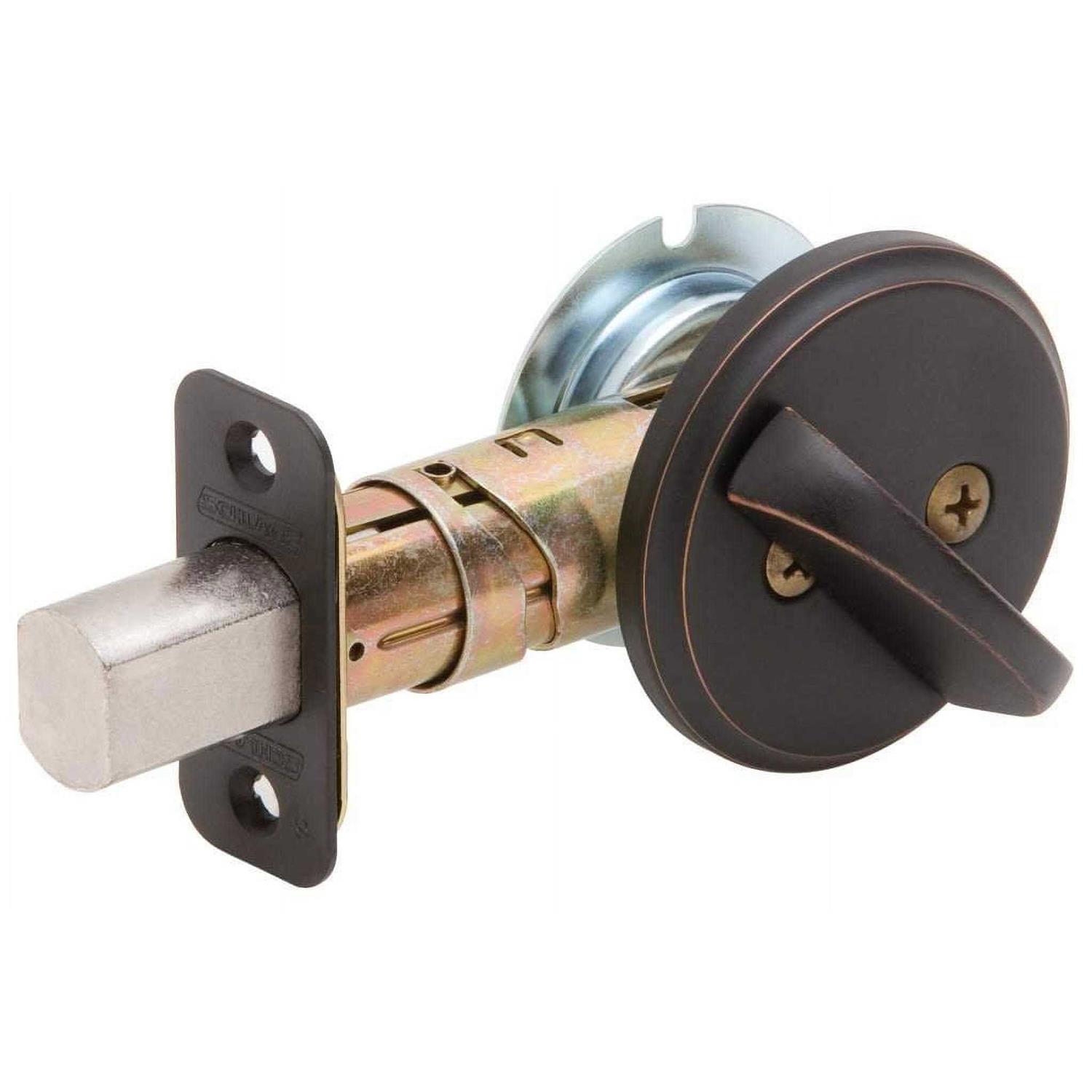 Schlage B60 Single Cylinder Collins Deadbolt - Inhomebuy