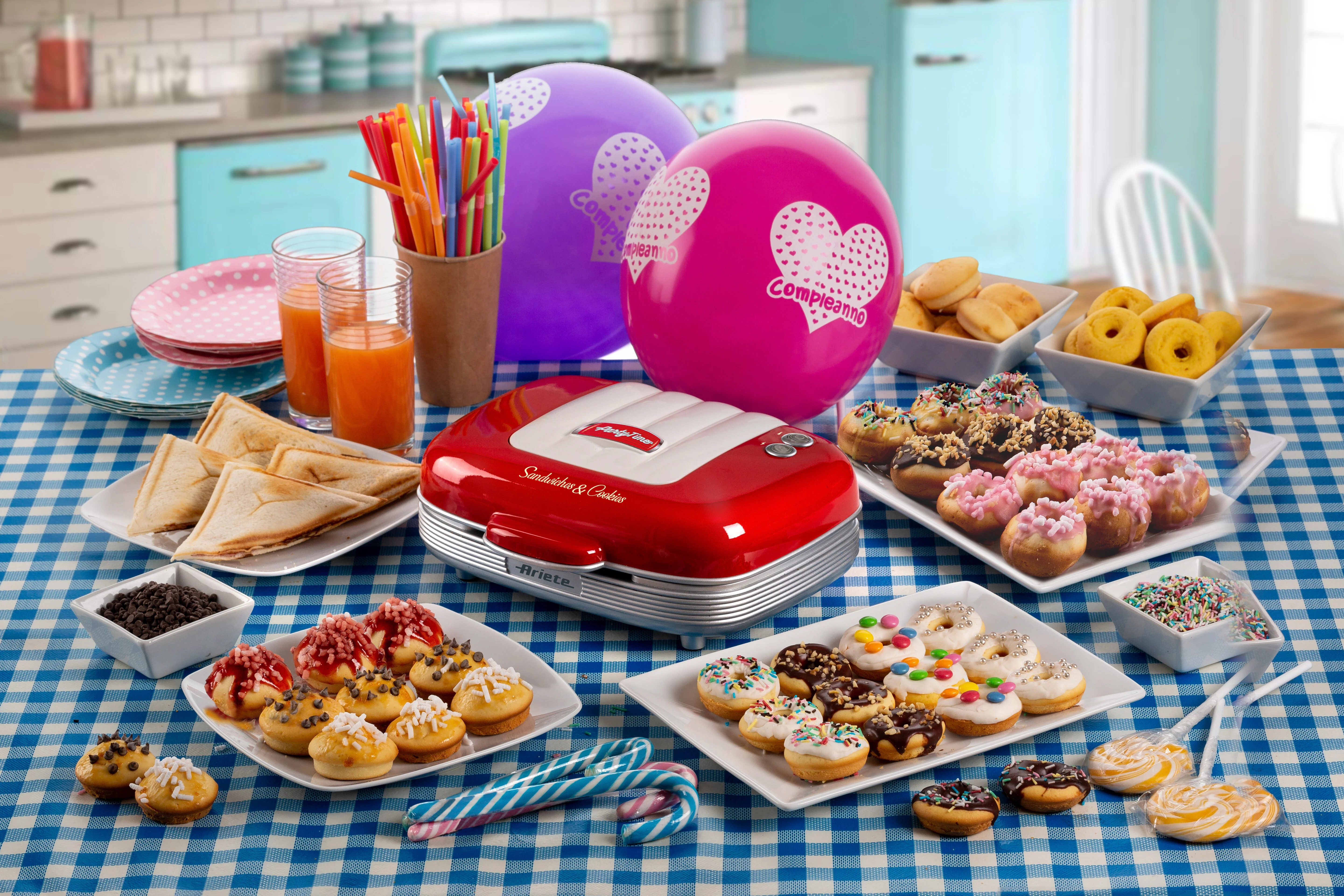 Sandwiches and Cookies 3in1 Red - Inhomebuy