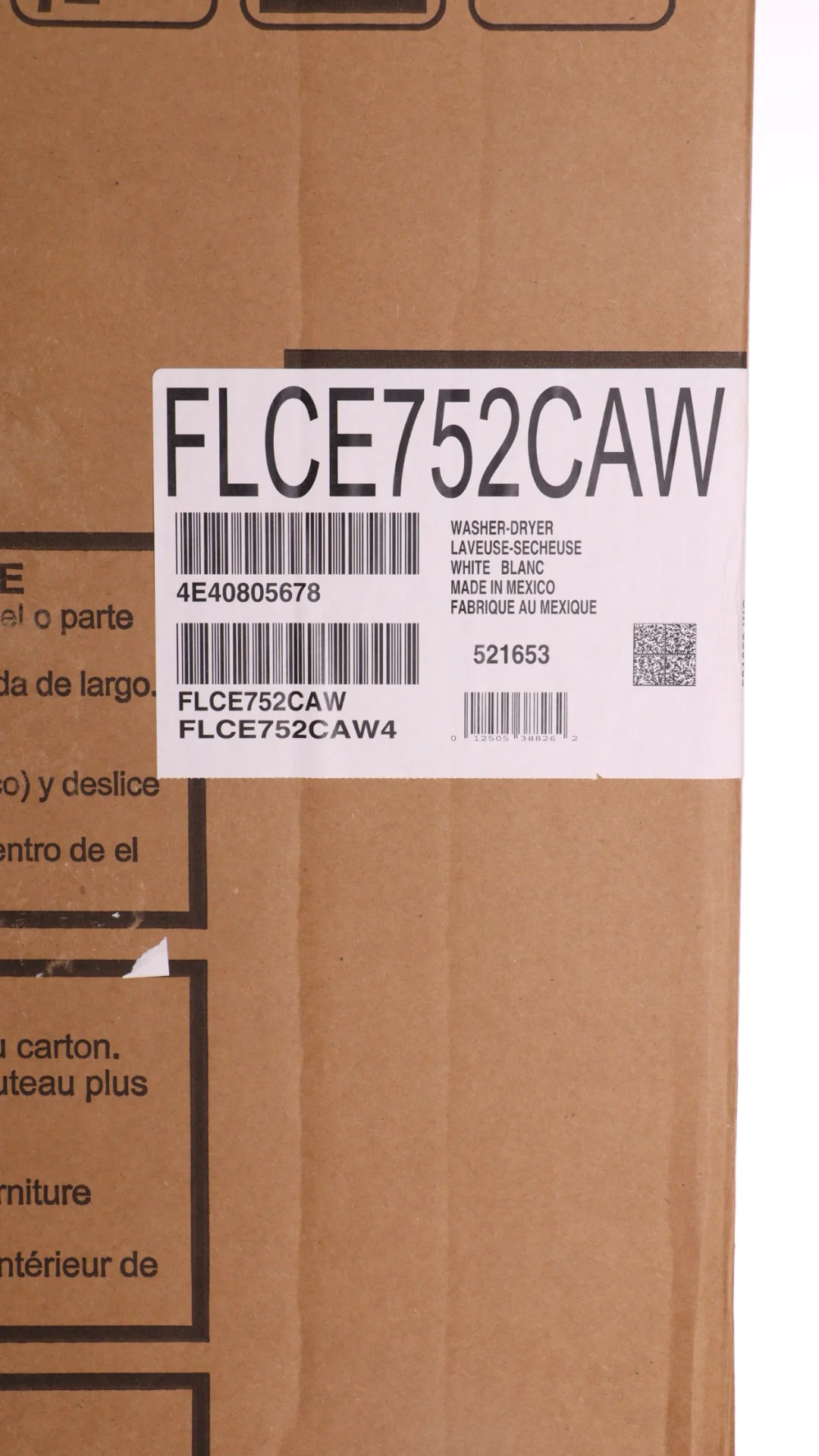 FRIGIDAIRE 27 IN. WHITE ELECTRIC 4.5 CU. FT. IEC WASHER AND 5.5 CU. FT. DRYER LAUNDRY CENTRE - FLCE7 - Inhomebuy