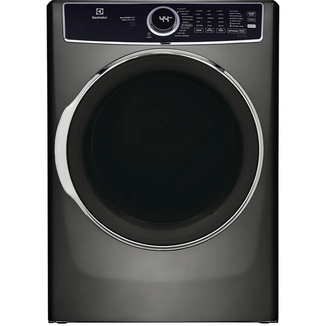 ELECTROLUX 6 SERIES 8.0 CU FT. ELECTRIC DRYER WITH STEAM CLEAN - ELFE763CAT - Inhomebuy