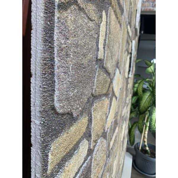 Dundee Deco Falkirk Uffcott II 39.4 in. x 19.7 Faux Stone Styrofoam 3D Decorative Wall Panel - Inhomebuy