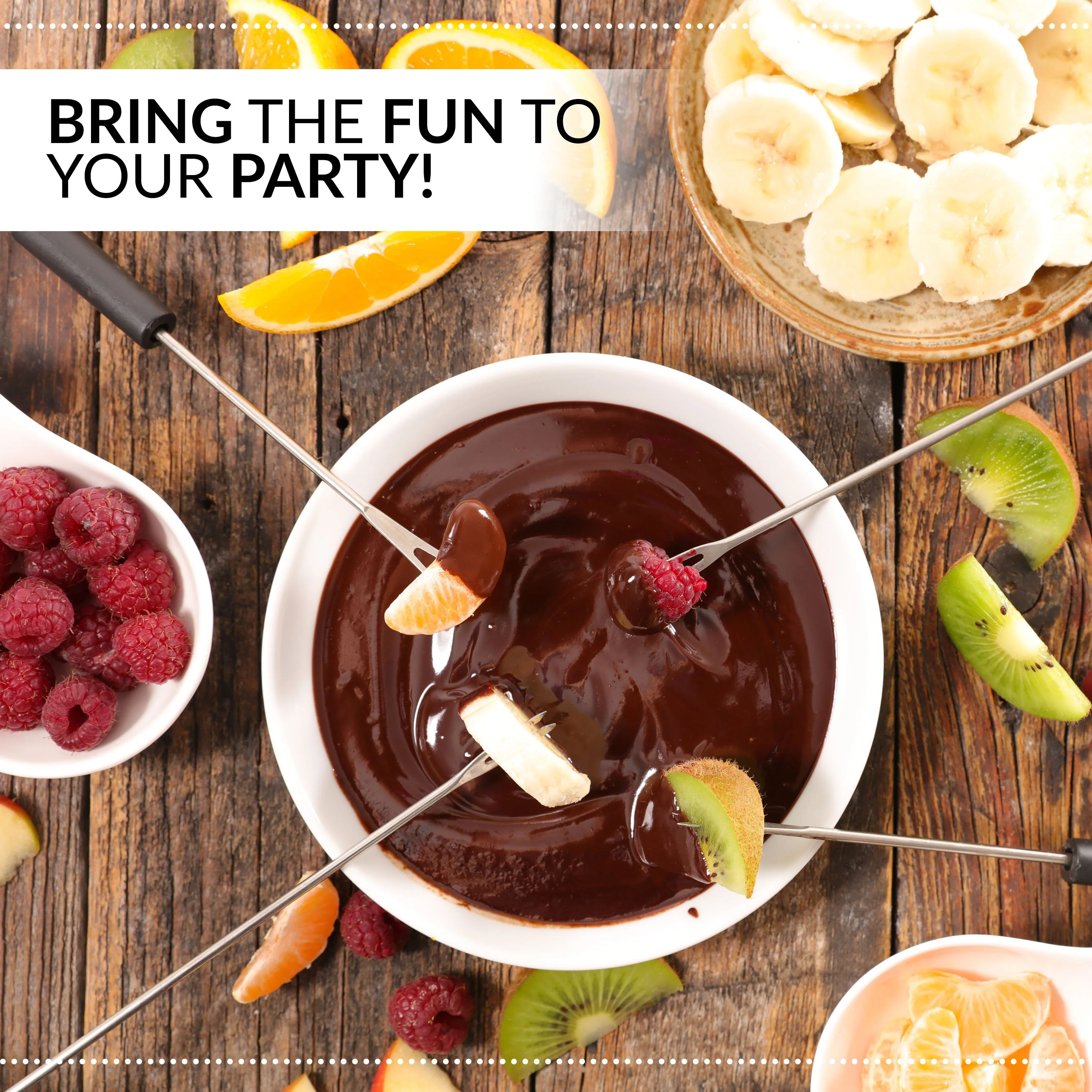 Nostalgia 12-Cup Electric Fondue Pot, Aqua - Inhomebuy