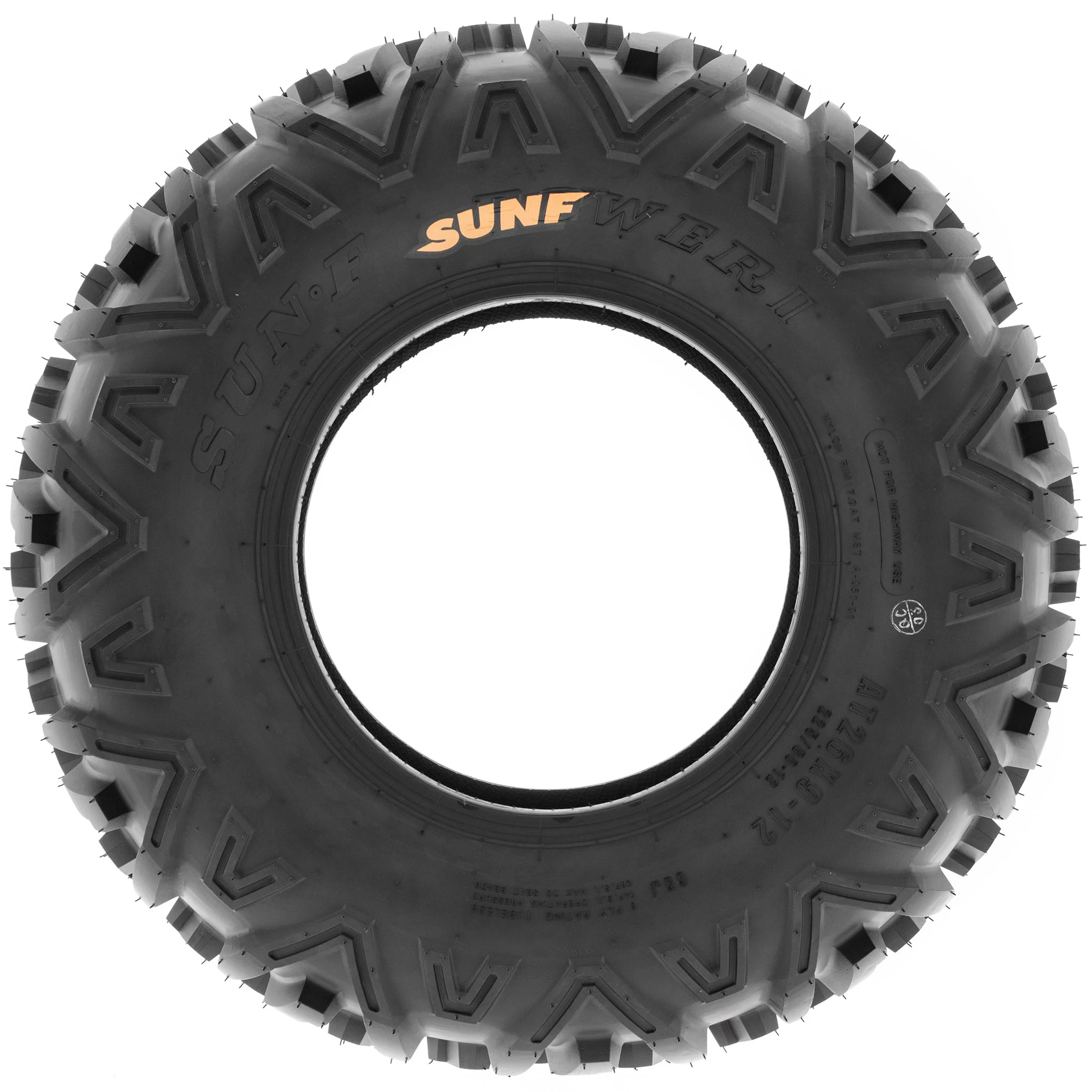 SunF All Terrain ATV UTV Tires 26x9-12 26x9x12 6 PR A051 (Single) - Inhomebuy