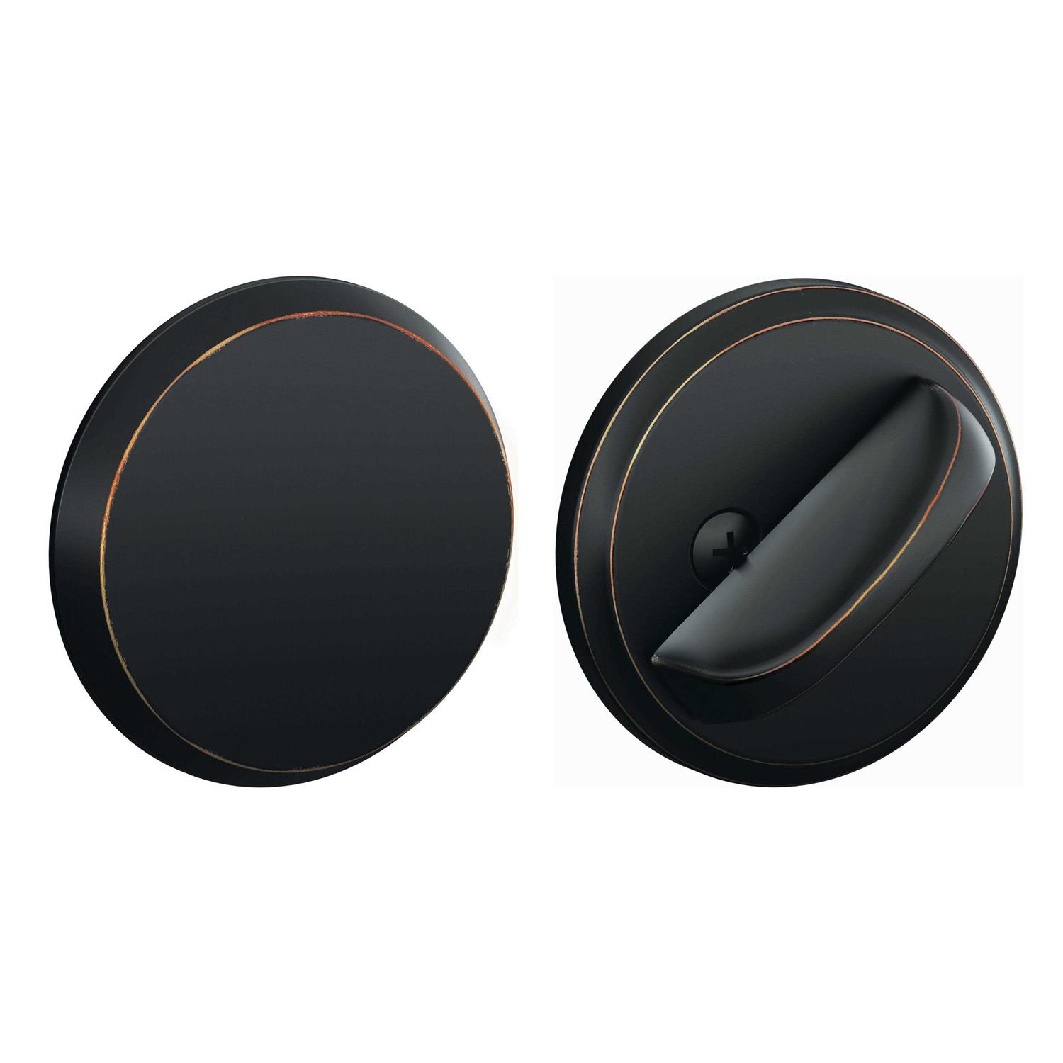 Schlage One-Sided Deadbolt with Exterior Plate - Inhomebuy