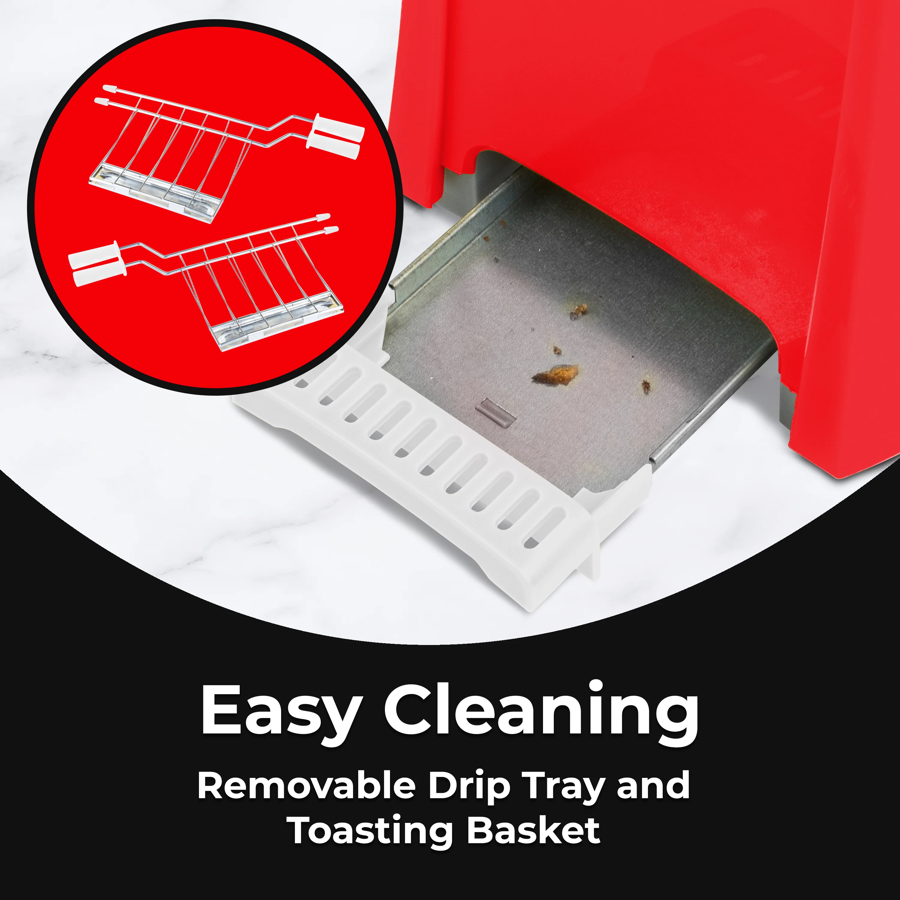 Coca-Cola® Grilled Cheese Toaster with Easy-Clean Toaster Baskets and Adjustable Toasting Dial - Inhomebuy